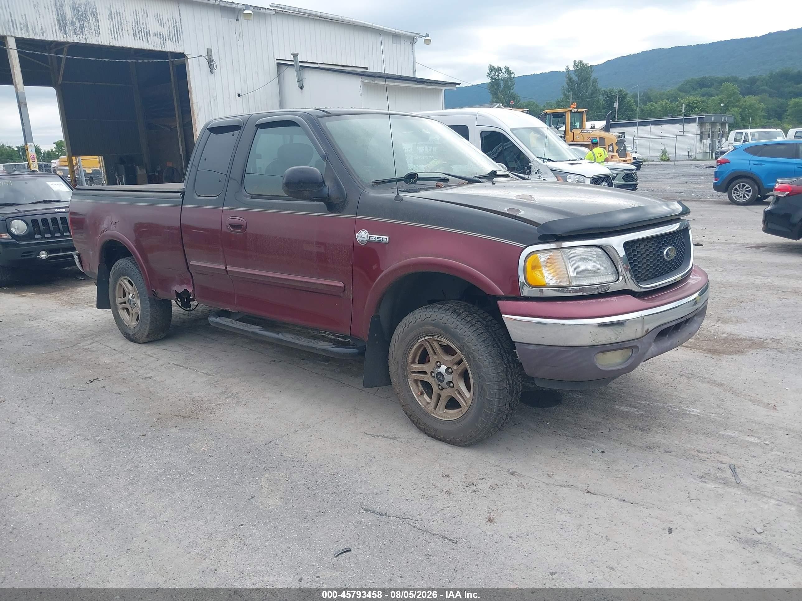2003 Ford F-150 Lariat/xl/xlt Red vin: 1FTRX18L03NA54364
