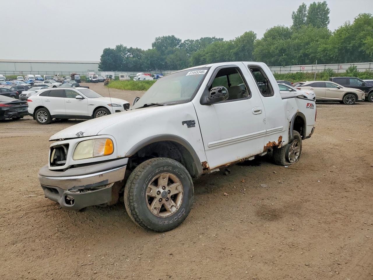 2003 Ford F150 White vin: 1FTRX18L03NB42928