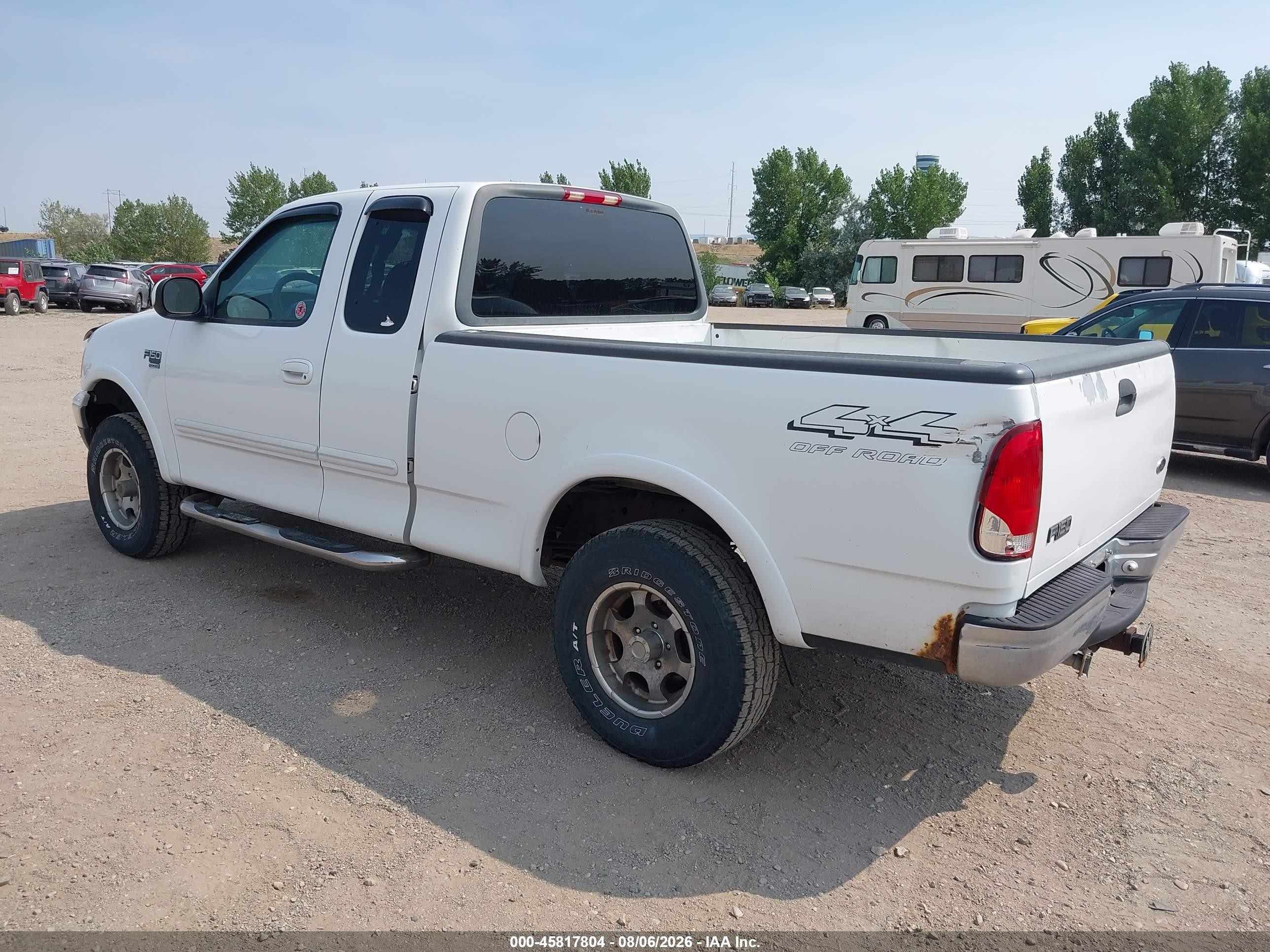 1999 Ford F-150 Lariat/xl/xlt White vin: 1FTRX18L0XNB88202