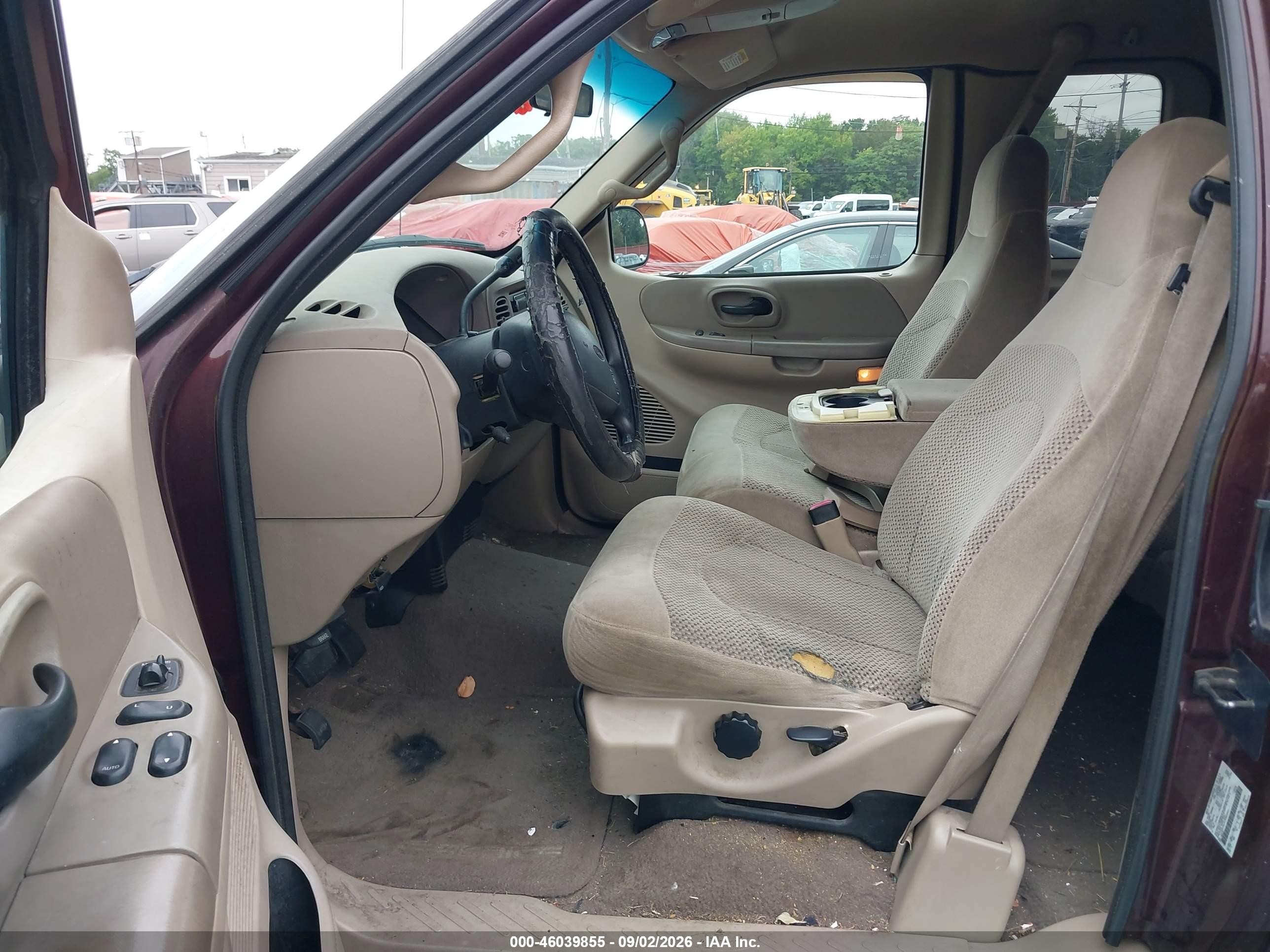 2000 Ford F-150 Lariat/work Series/xl/xlt Burgundy vin: 1FTRX18L0YNB82823
