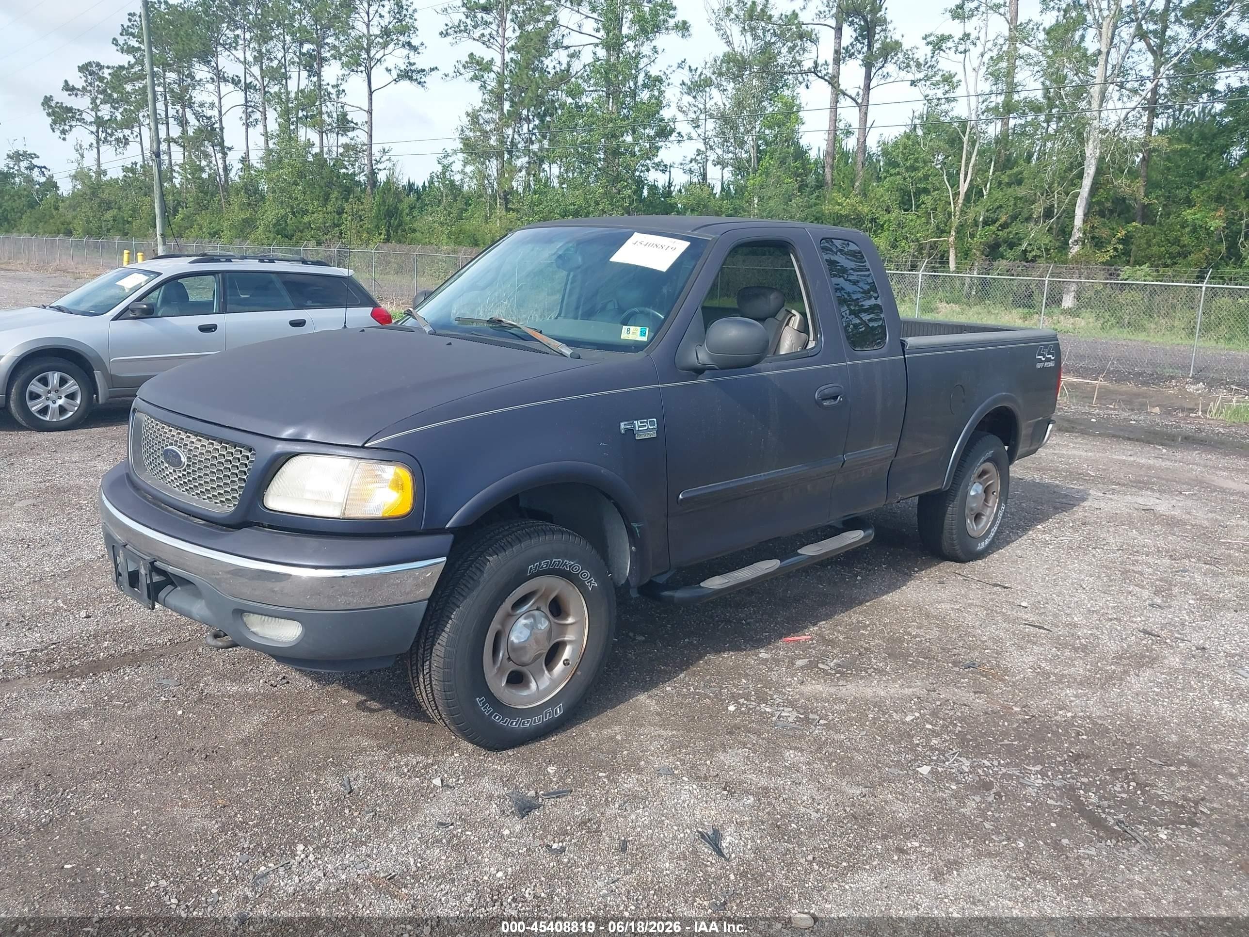 2001 Ford F-150 Lariat/xl/xlt Blue vin: 1FTRX18L11NB55152