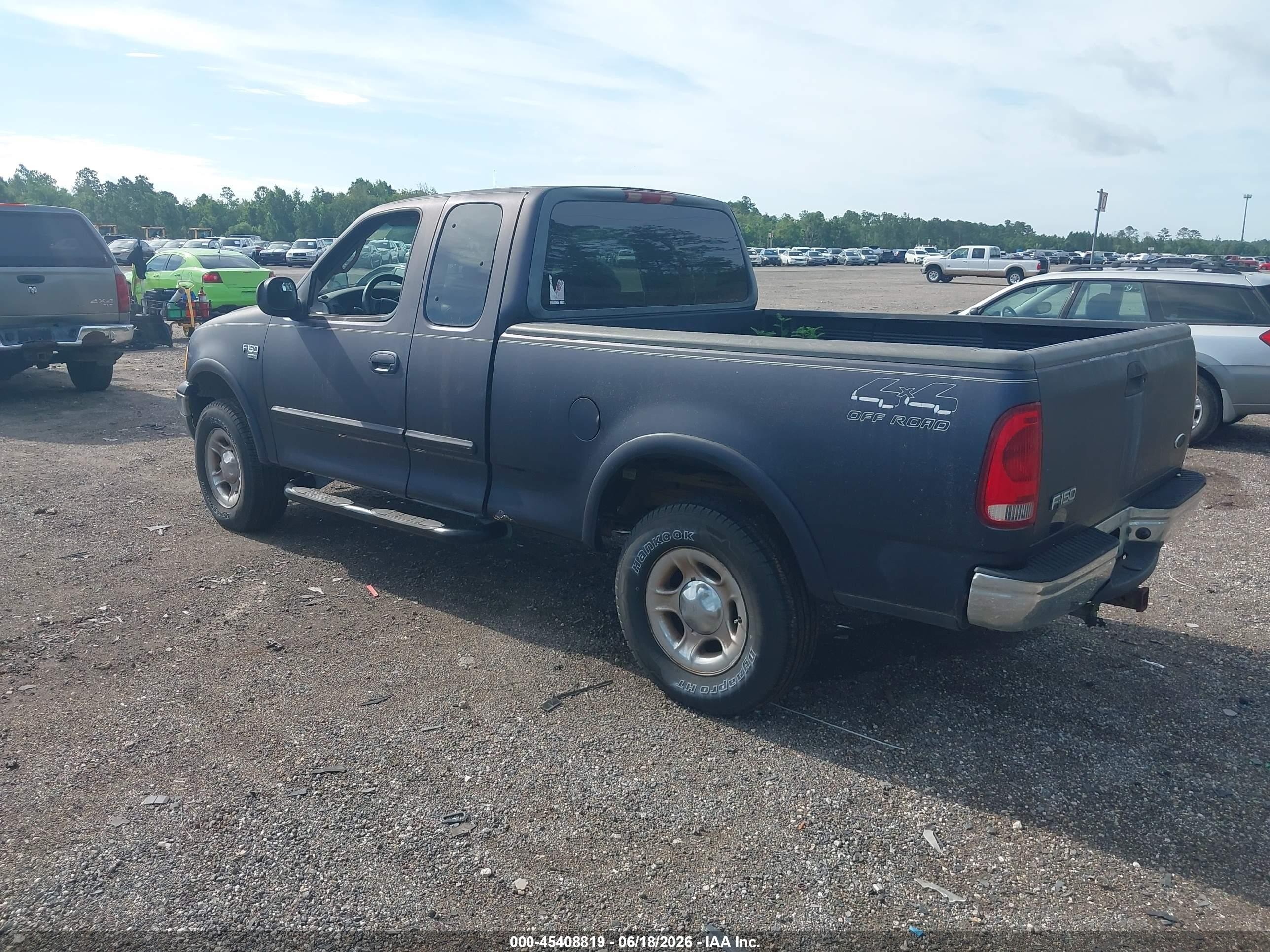 2001 Ford F-150 Lariat/xl/xlt Blue vin: 1FTRX18L11NB55152