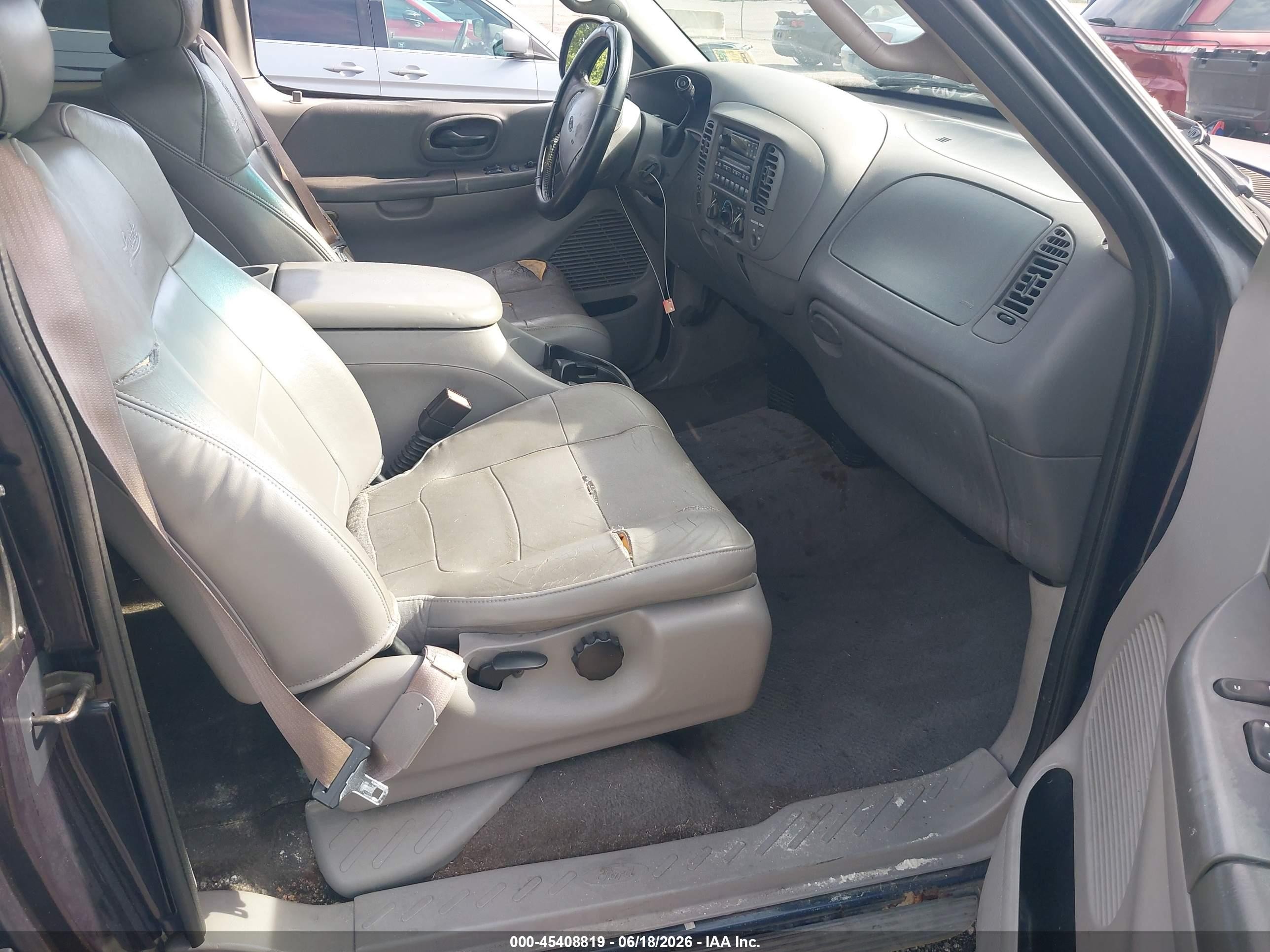 2001 Ford F-150 Lariat/xl/xlt Blue vin: 1FTRX18L11NB55152