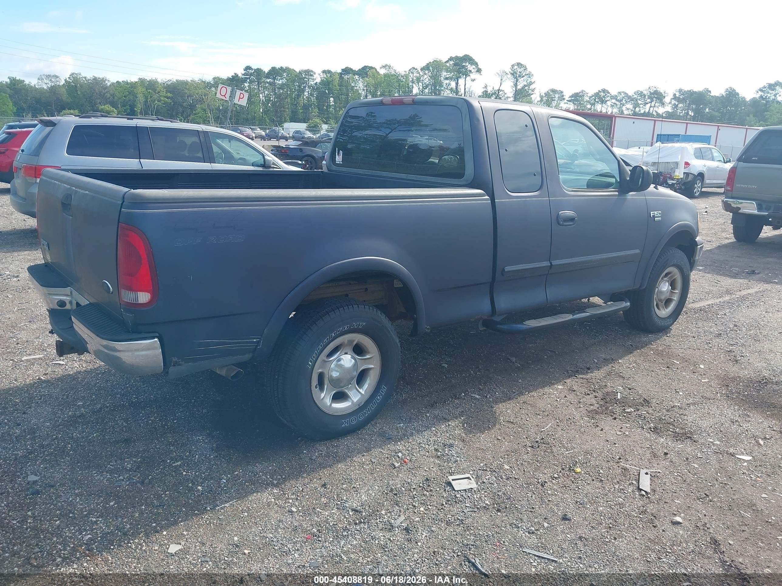 2001 Ford F-150 Lariat/xl/xlt Blue vin: 1FTRX18L11NB55152