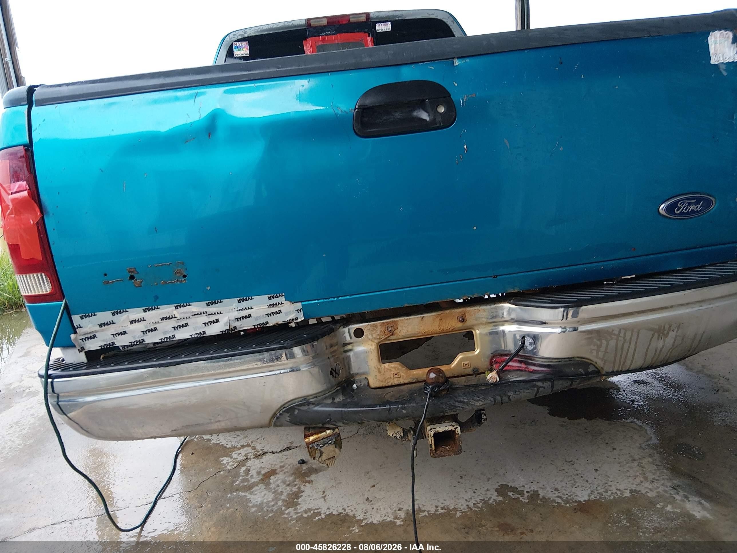 1998 Ford F-150 Lariat/standard/xl/xlt Blue vin: 1FTRX18L1WNA73705
