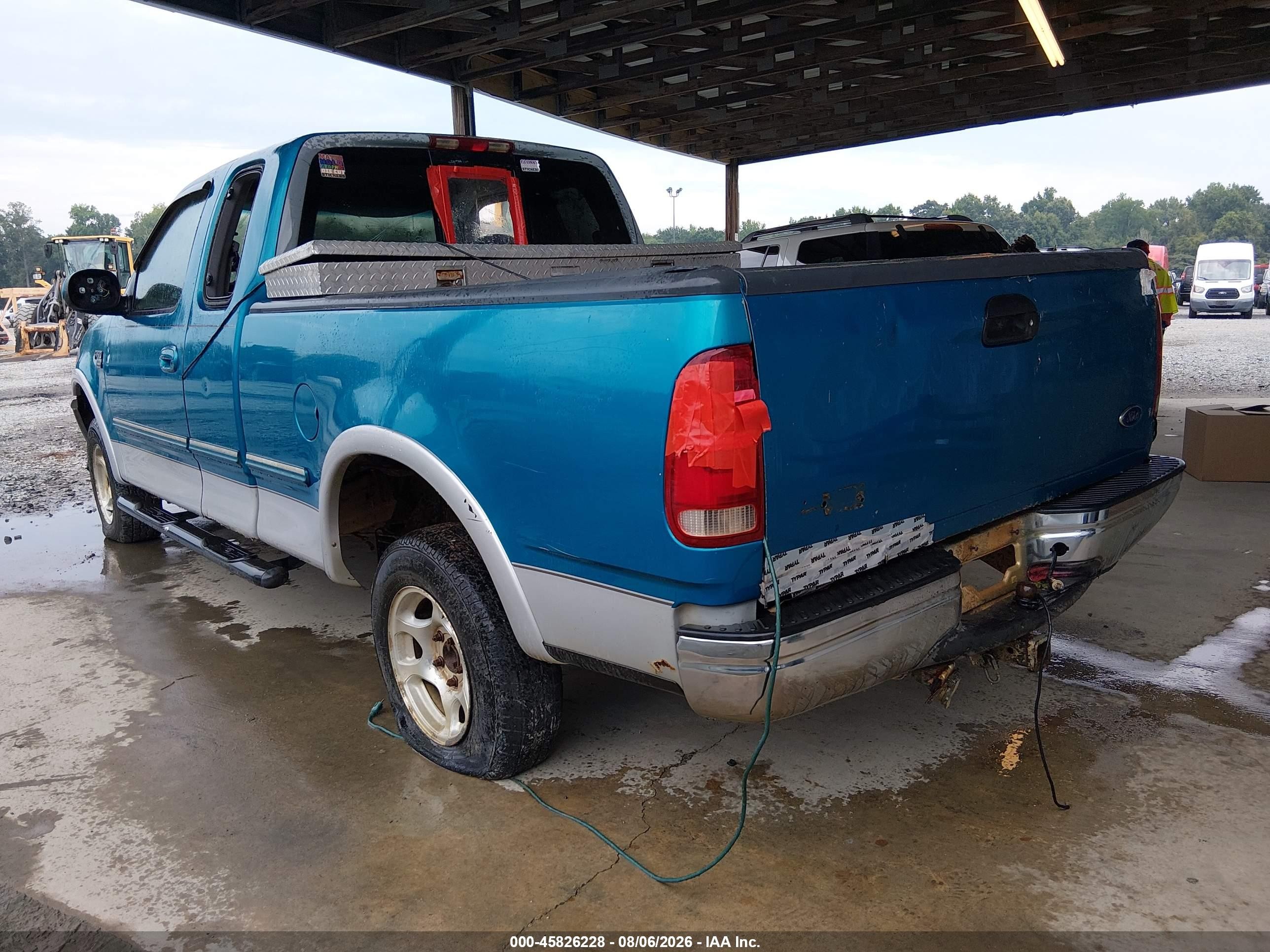 1998 Ford F-150 Lariat/standard/xl/xlt Blue vin: 1FTRX18L1WNA73705