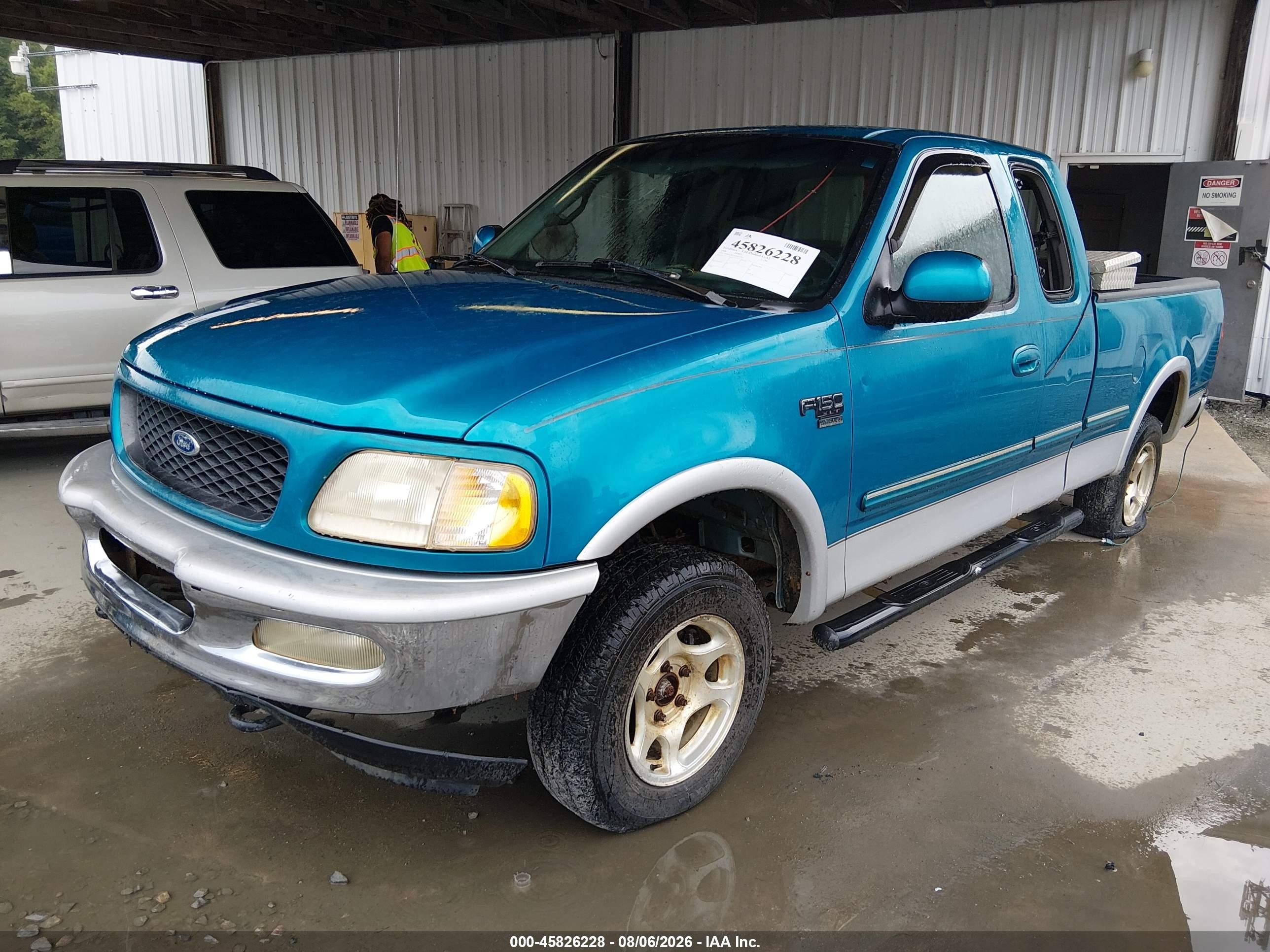 1998 Ford F-150 Lariat/standard/xl/xlt Blue vin: 1FTRX18L1WNA73705