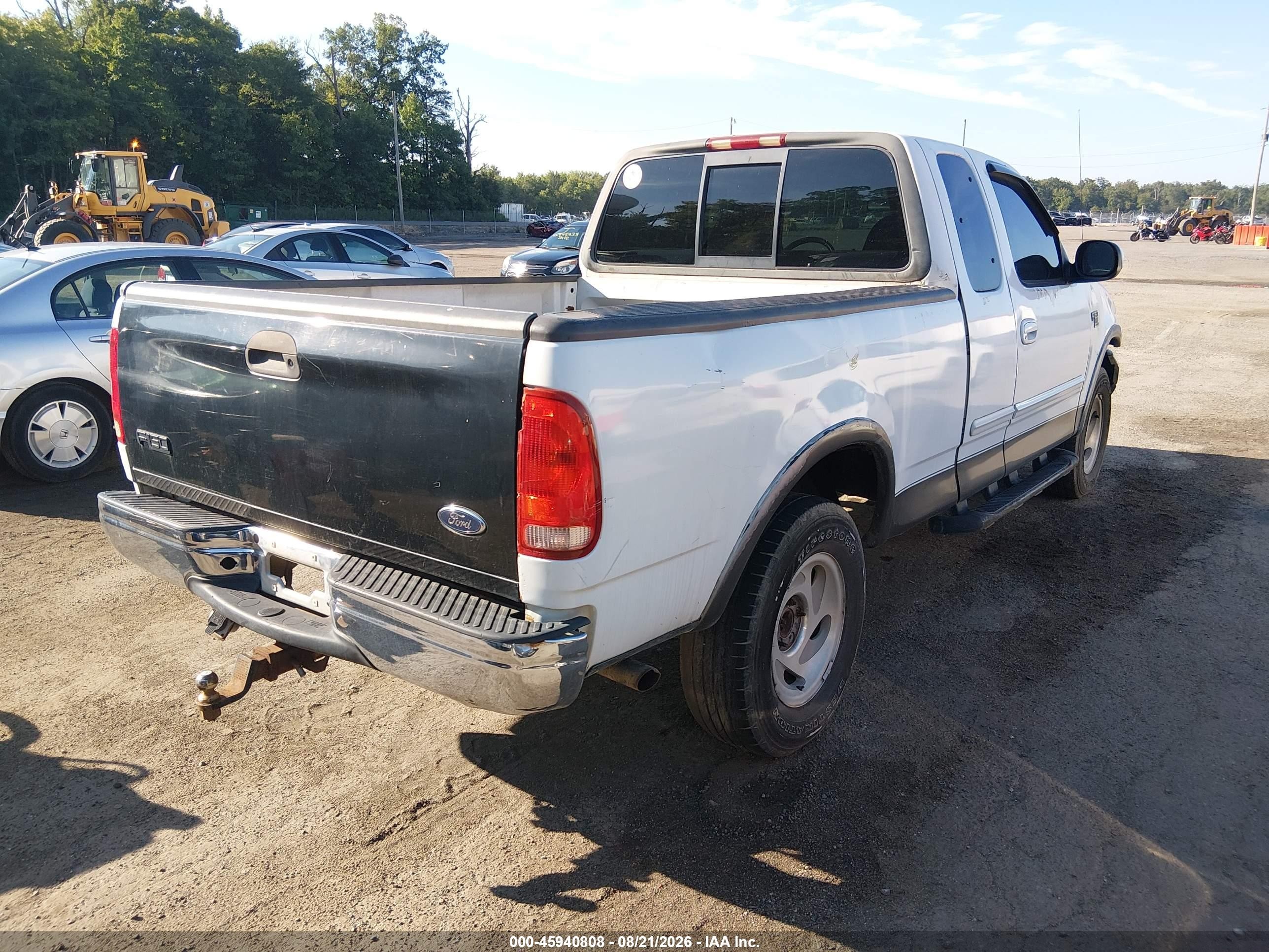 2000 Ford F-150 Lariat/work Series/xl/xlt White vin: 1FTRX18L1YNB79106
