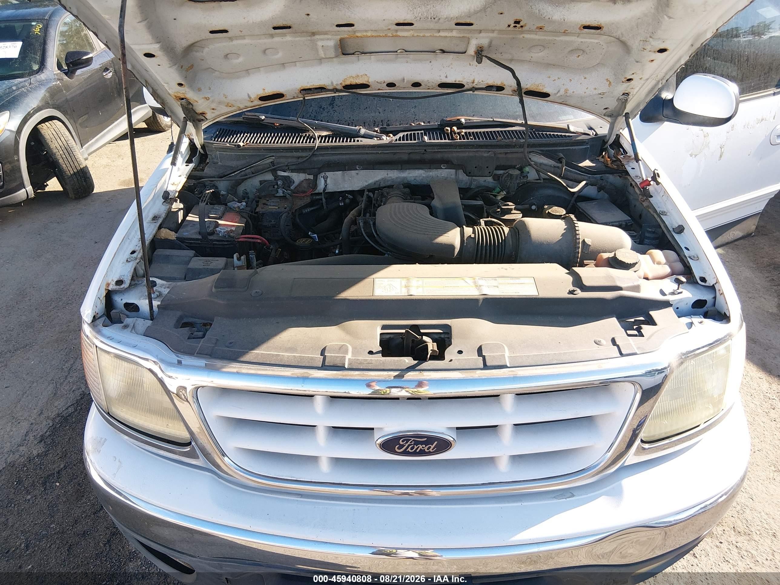 2000 Ford F-150 Lariat/work Series/xl/xlt White vin: 1FTRX18L1YNB79106