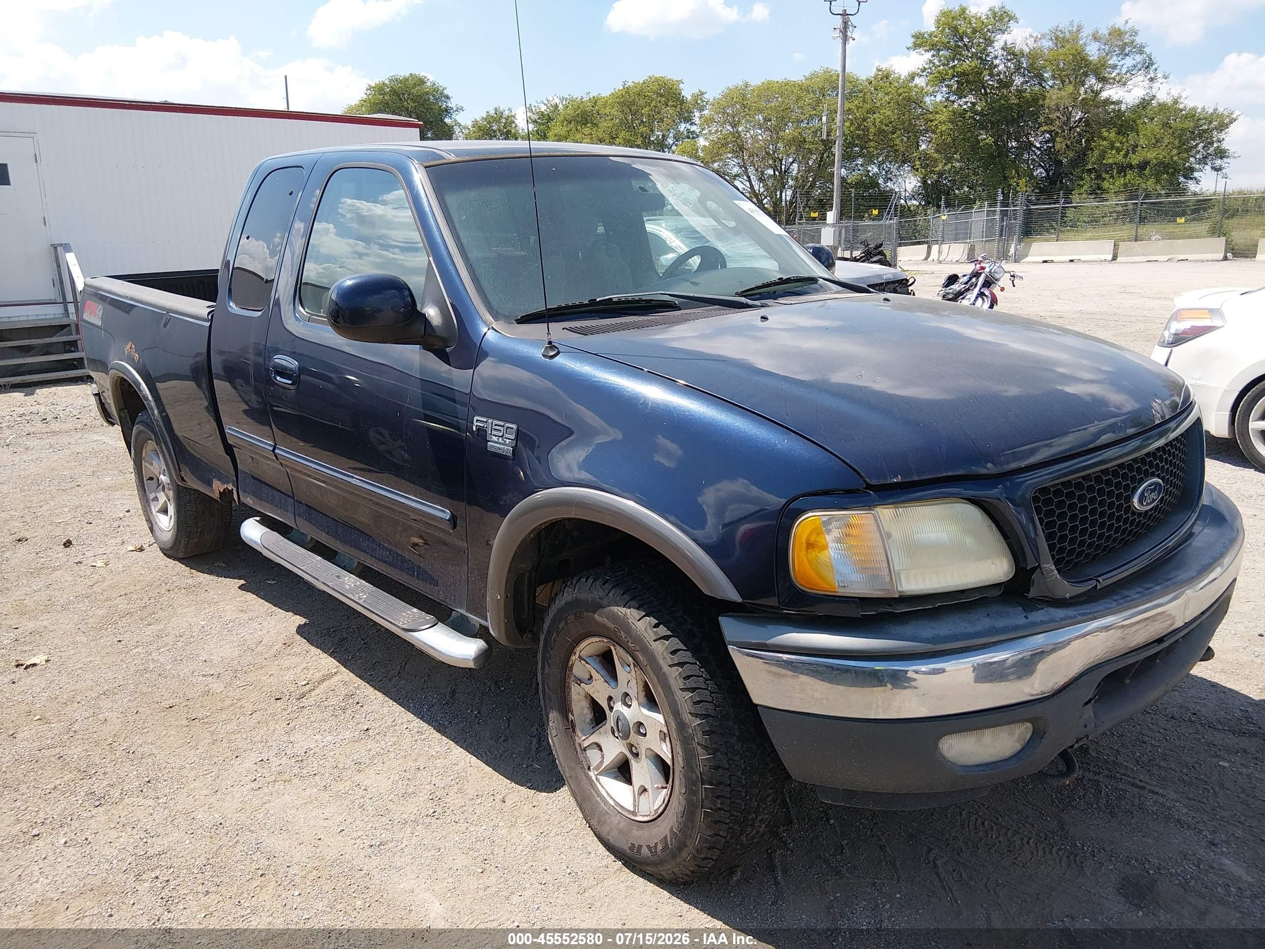 2003 Ford F-150 Lariat/xl/xlt Blue vin: 1FTRX18L23NA48761