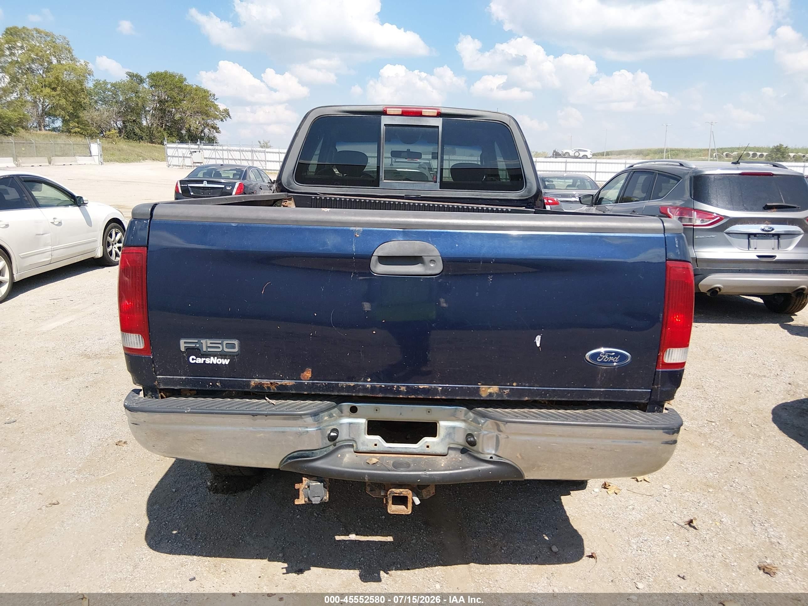 2003 Ford F-150 Lariat/xl/xlt Blue vin: 1FTRX18L23NA48761