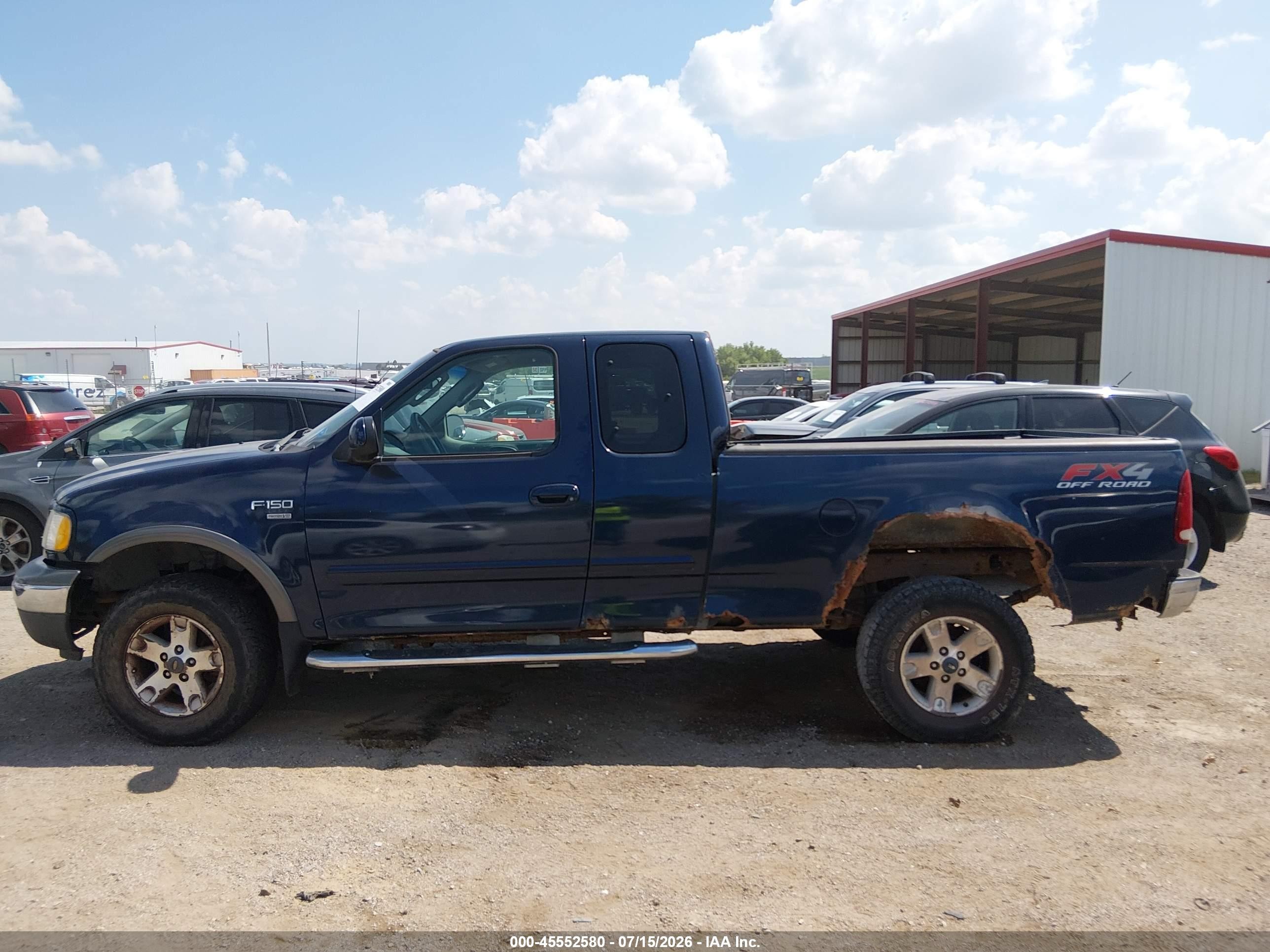 2003 Ford F-150 Lariat/xl/xlt Blue vin: 1FTRX18L23NA48761