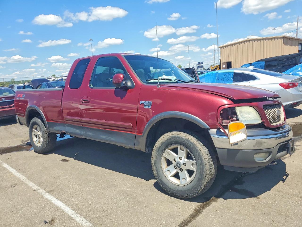 2003 Ford F150 Burgundy vin: 1FTRX18L33NA02663