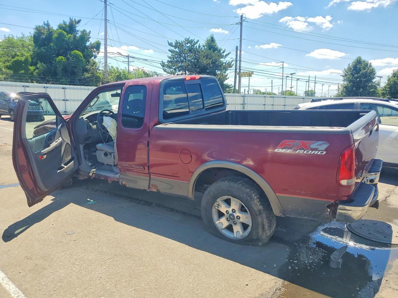 2003 Ford F150 Burgundy vin: 1FTRX18L33NA02663