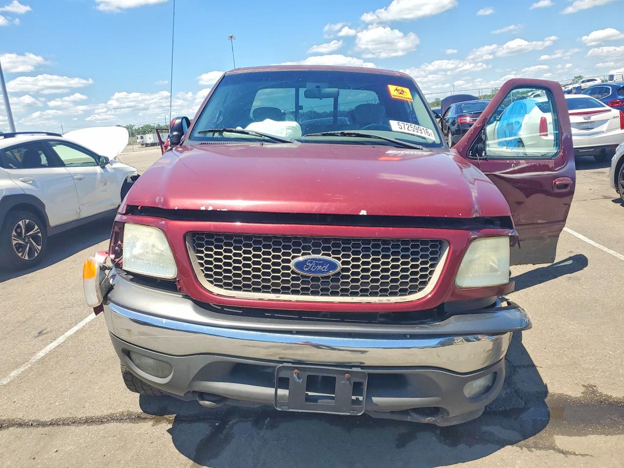 2003 Ford F150 Burgundy vin: 1FTRX18L33NA02663