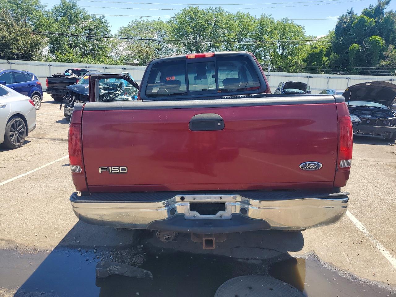 2003 Ford F150 Burgundy vin: 1FTRX18L33NA02663
