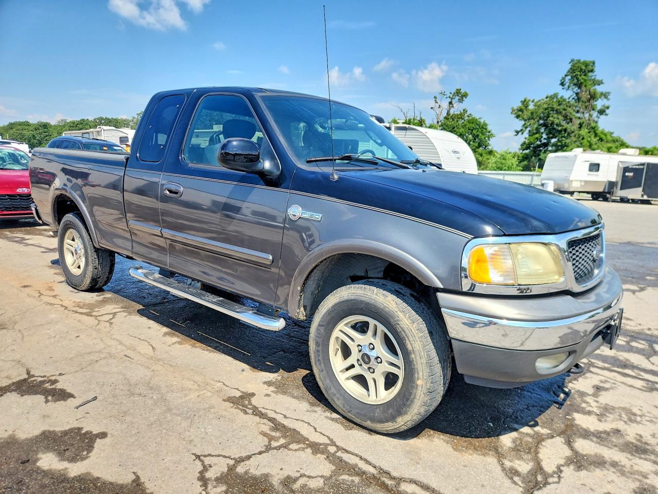 2003 Ford F150 Black vin: 1FTRX18L33NA58571