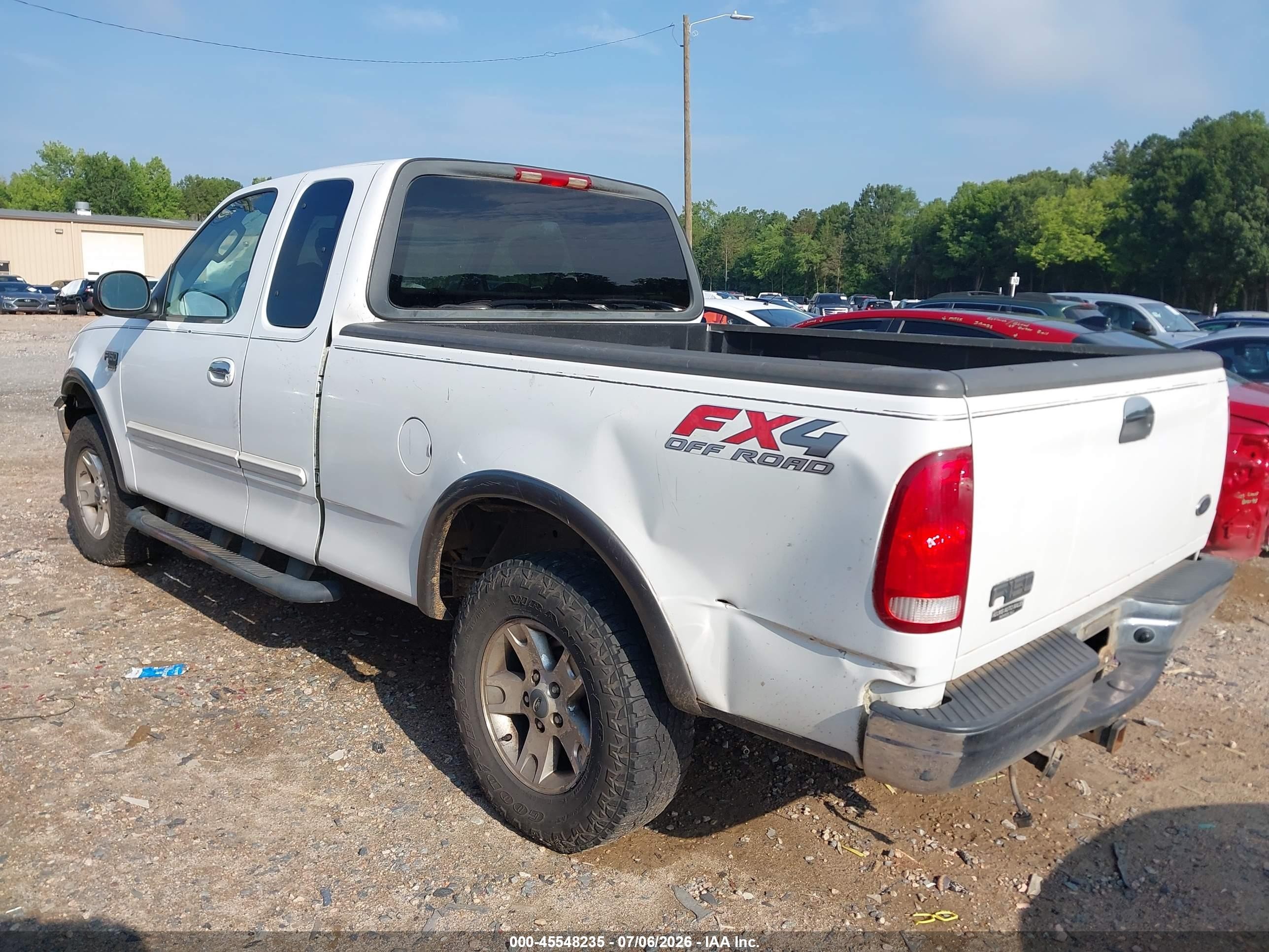 2003 Ford F-150 Lariat/xl/xlt White vin: 1FTRX18L33NB80556