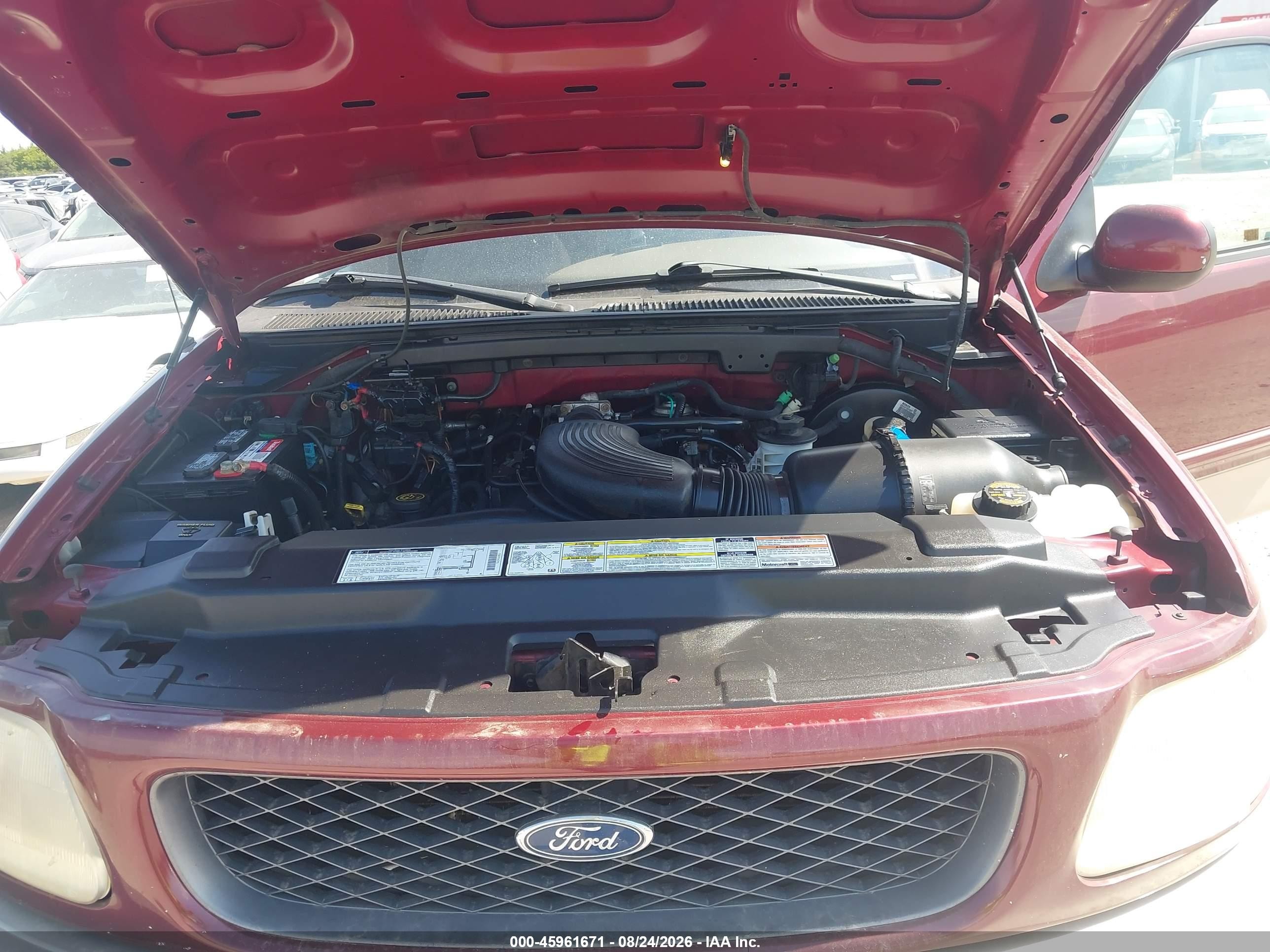 1998 Ford F-150 Lariat/standard/xl/xlt Maroon vin: 1FTRX18L3WKB29211