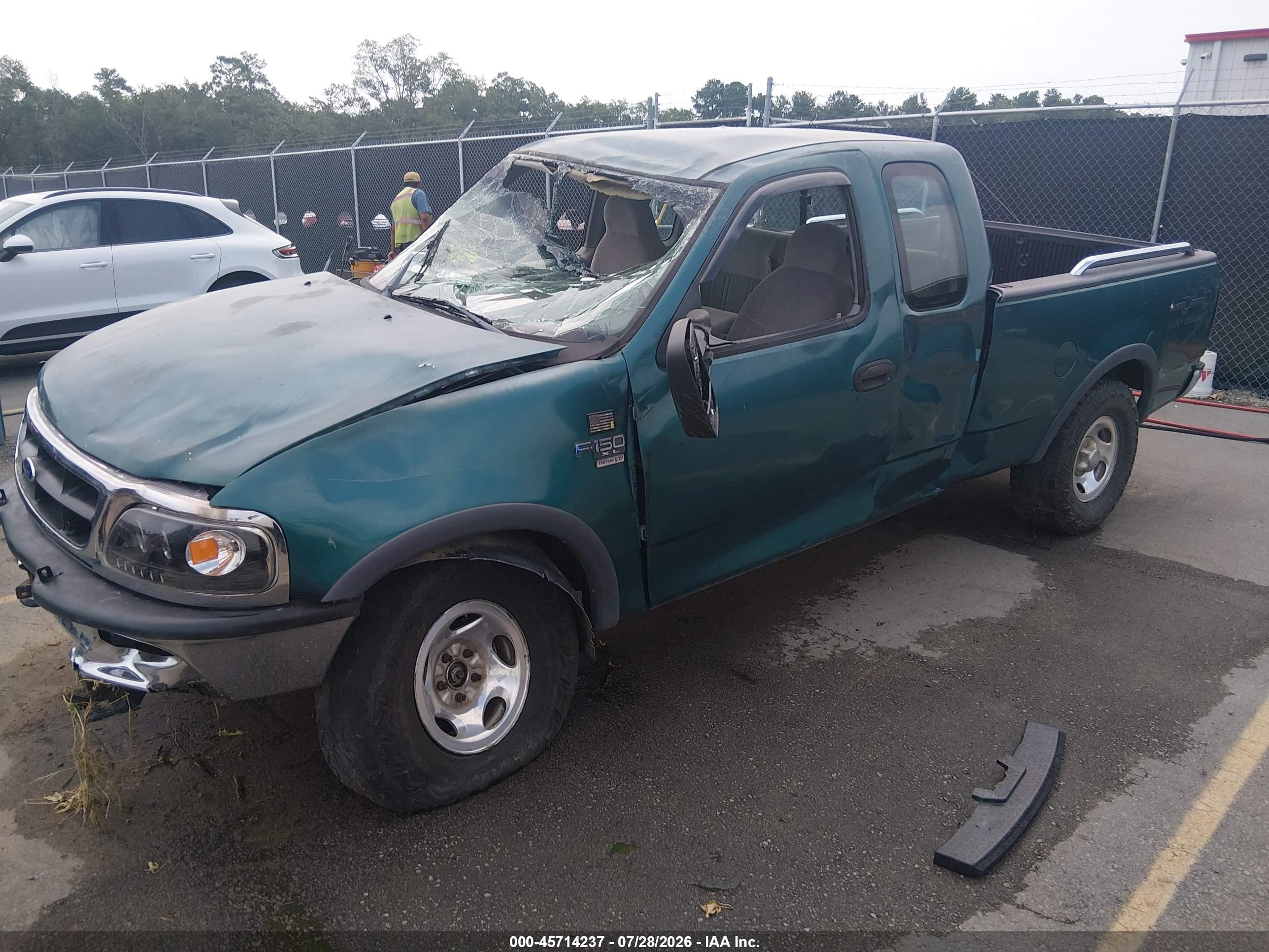 1998 Ford F-150 Lariat/standard/xl/xlt Green vin: 1FTRX18L3WNB24170