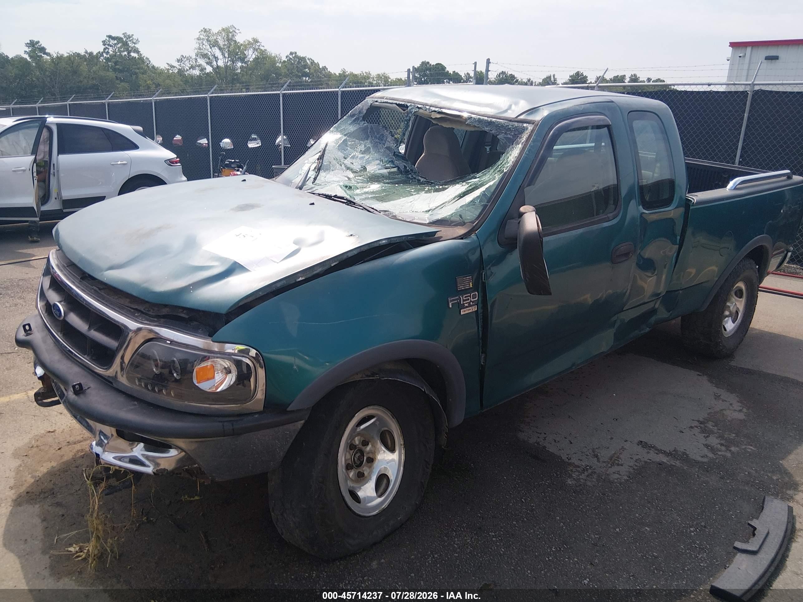 1998 Ford F-150 Lariat/standard/xl/xlt Green vin: 1FTRX18L3WNB24170