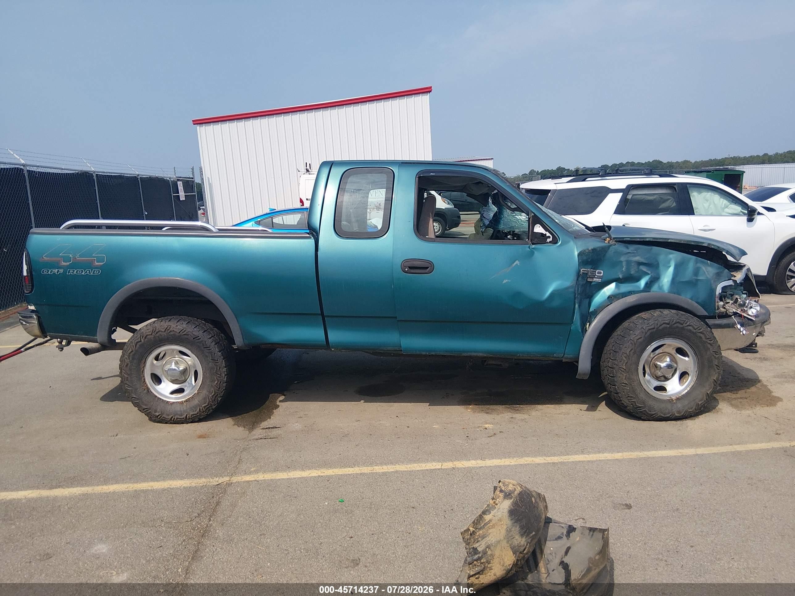 1998 Ford F-150 Lariat/standard/xl/xlt Green vin: 1FTRX18L3WNB24170