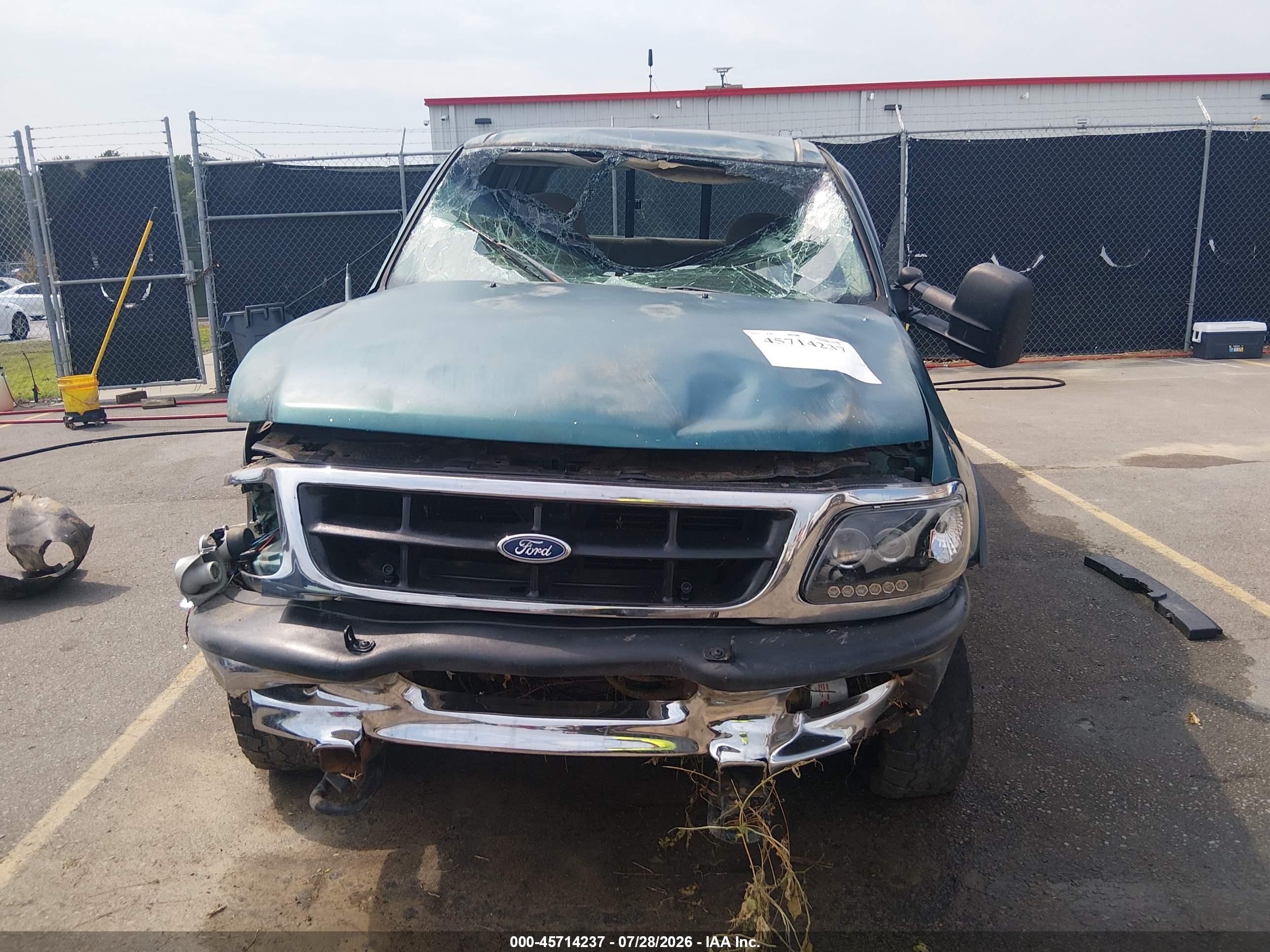 1998 Ford F-150 Lariat/standard/xl/xlt Green vin: 1FTRX18L3WNB24170