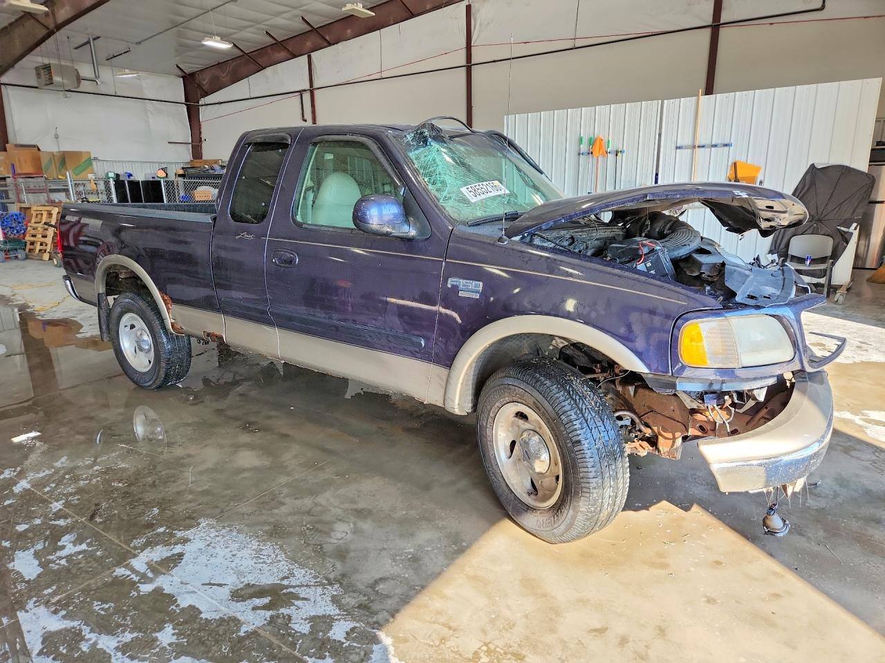 2001 Ford F150 Blue vin: 1FTRX18L41NA07979