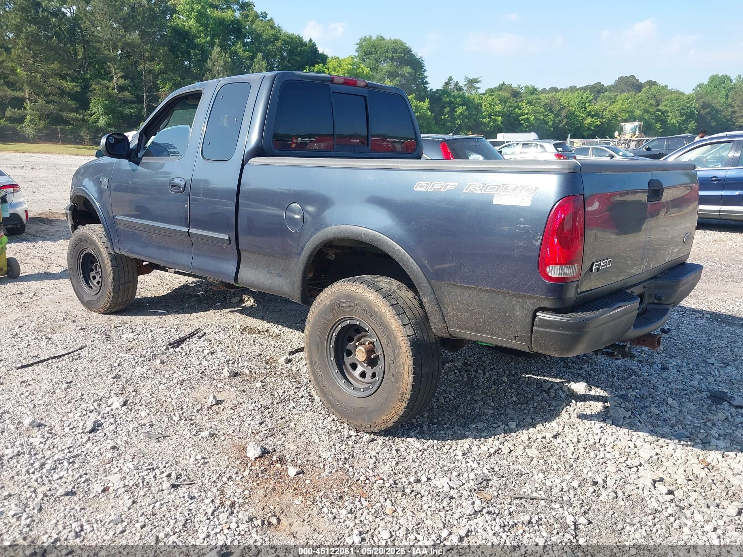 2001 Ford F-150 Lariat/xl/xlt Blue vin: 1FTRX18L41NB62595