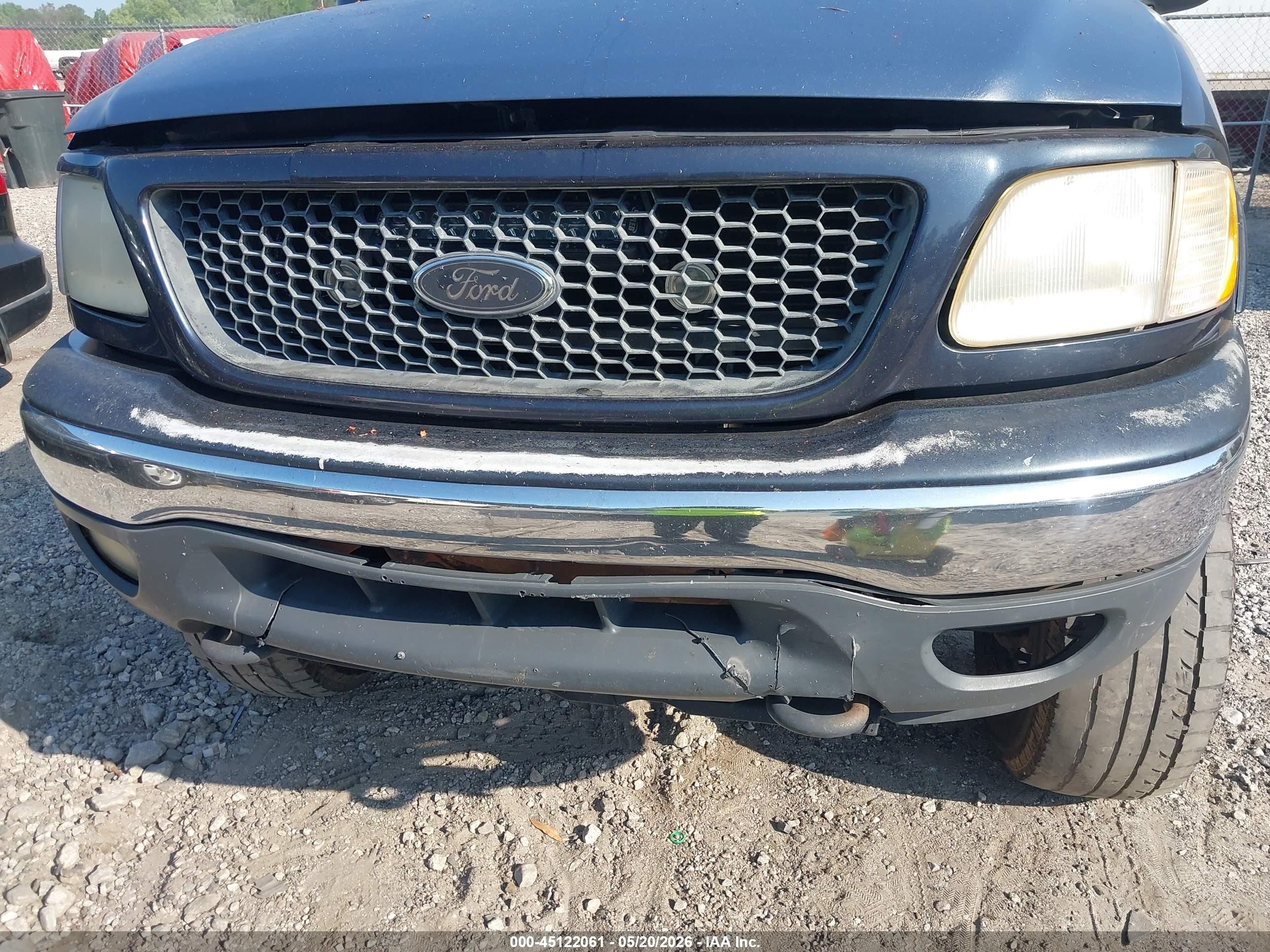 2001 Ford F-150 Lariat/xl/xlt Blue vin: 1FTRX18L41NB62595