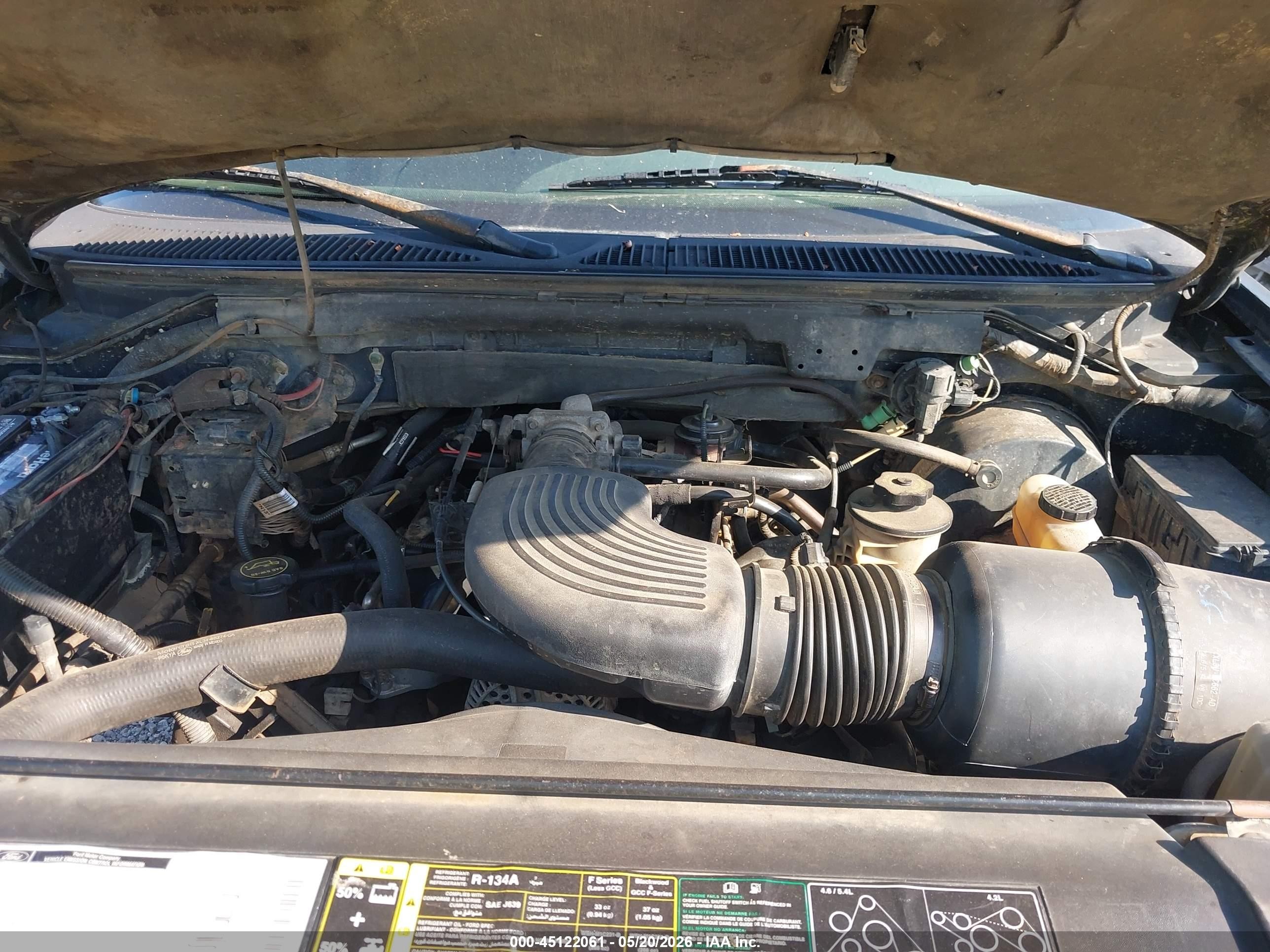 2001 Ford F-150 Lariat/xl/xlt Blue vin: 1FTRX18L41NB62595