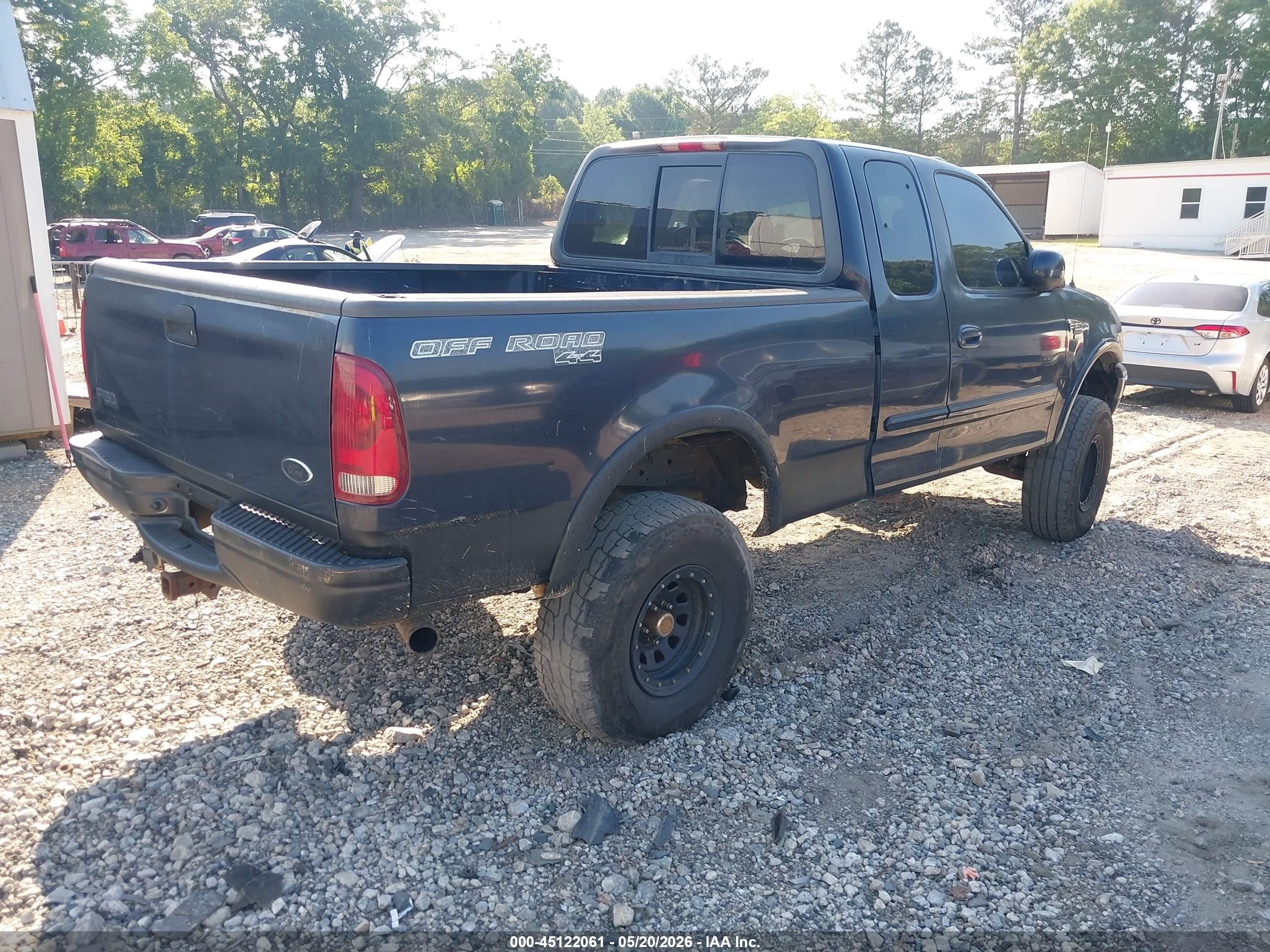 2001 Ford F-150 Lariat/xl/xlt Blue vin: 1FTRX18L41NB62595