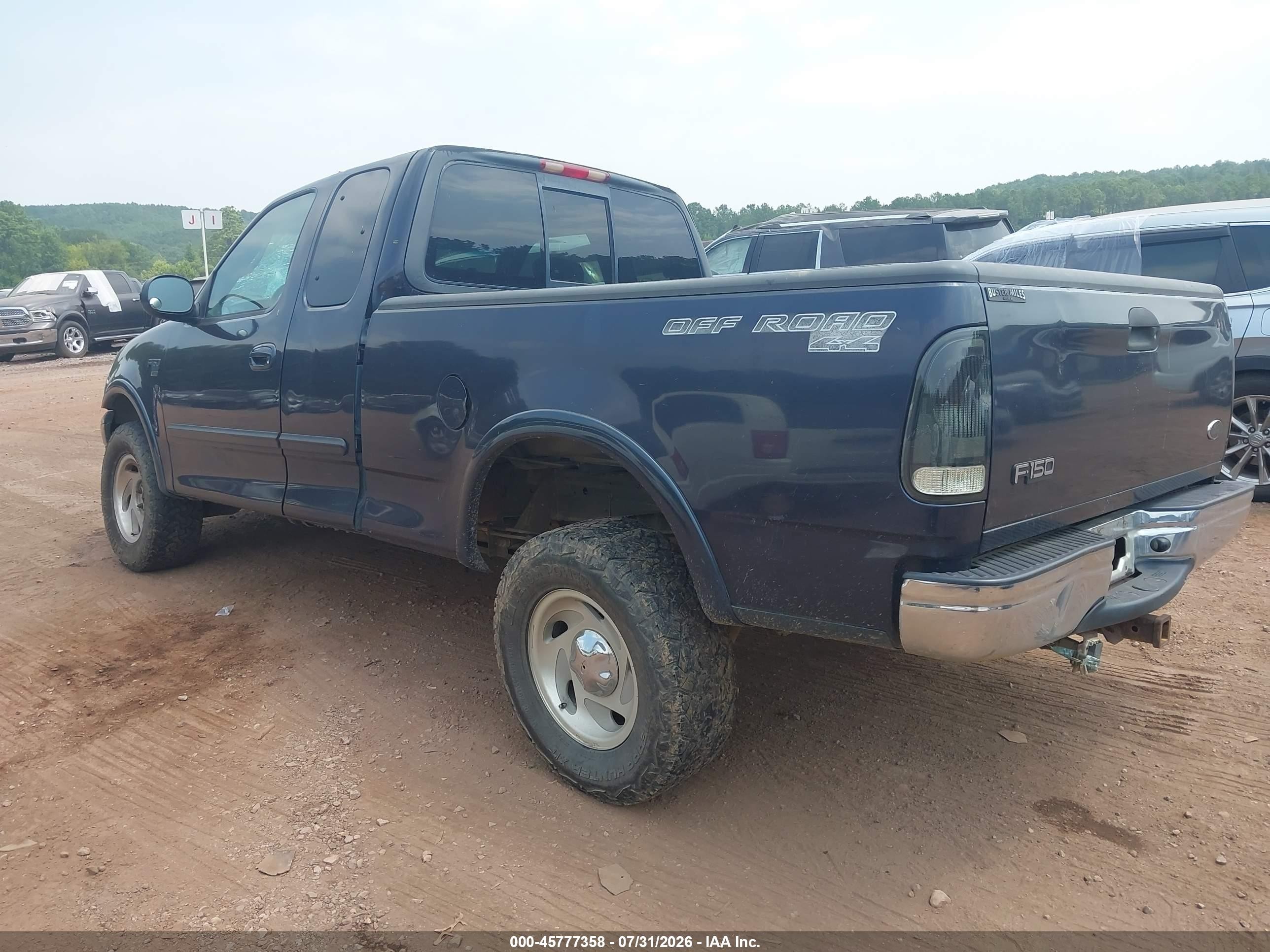 2001 Ford F-150 Lariat/xl/xlt Blue vin: 1FTRX18L41NB81275