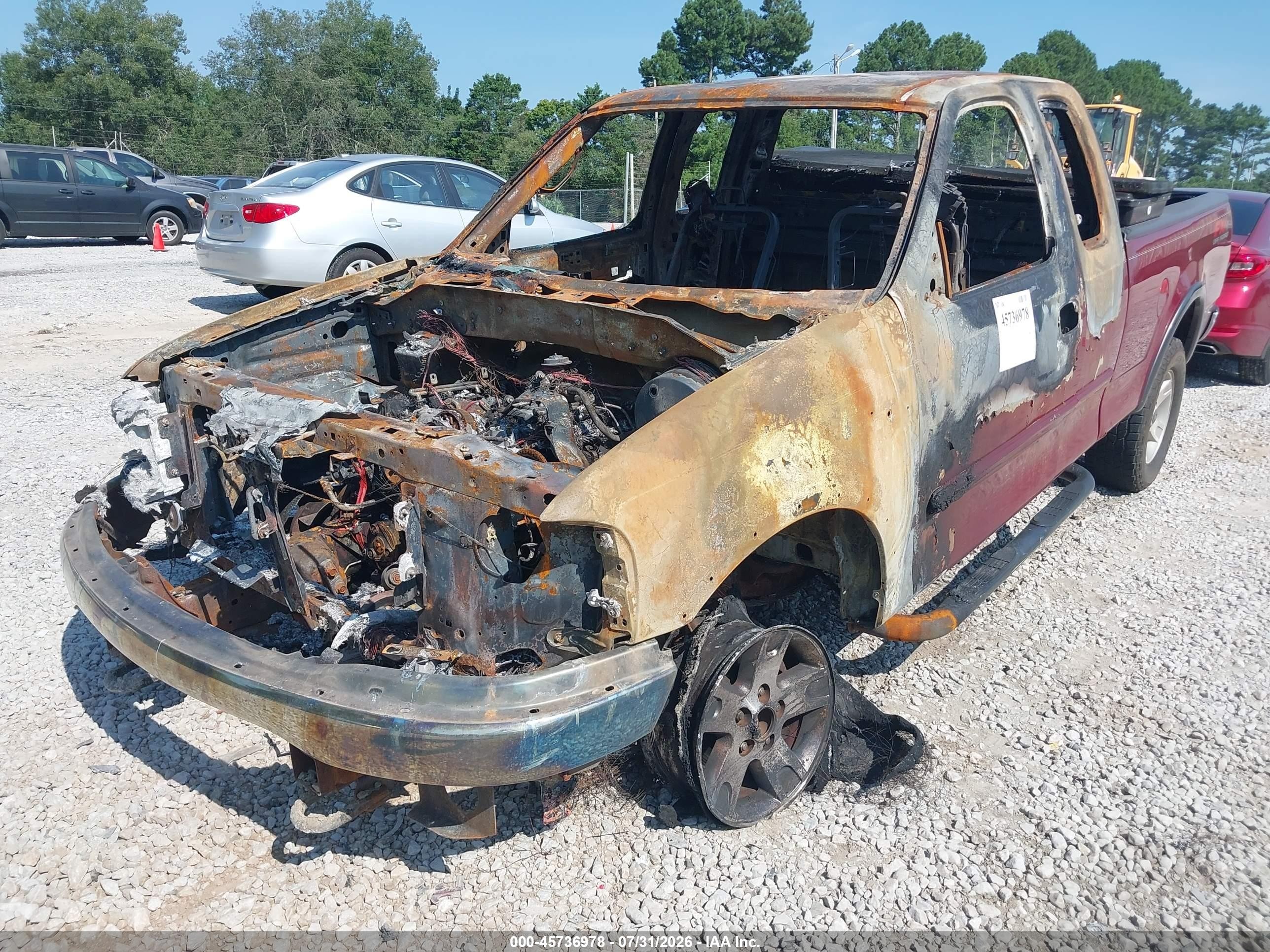 2002 Ford F-150 Lariat/xl/xlt Красный vin: 1FTRX18L42NA88127