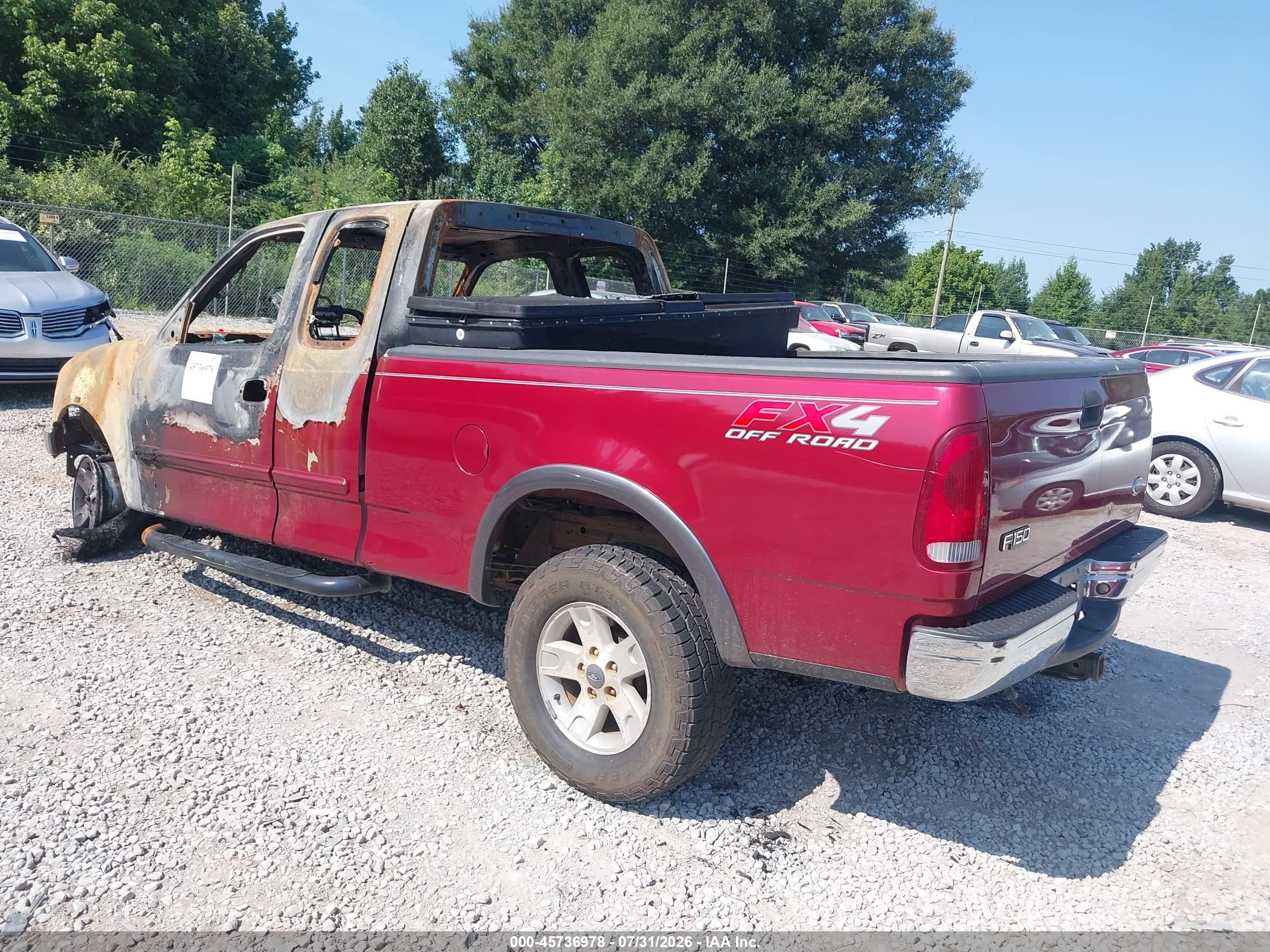 2002 Ford F-150 Lariat/xl/xlt Красный vin: 1FTRX18L42NA88127