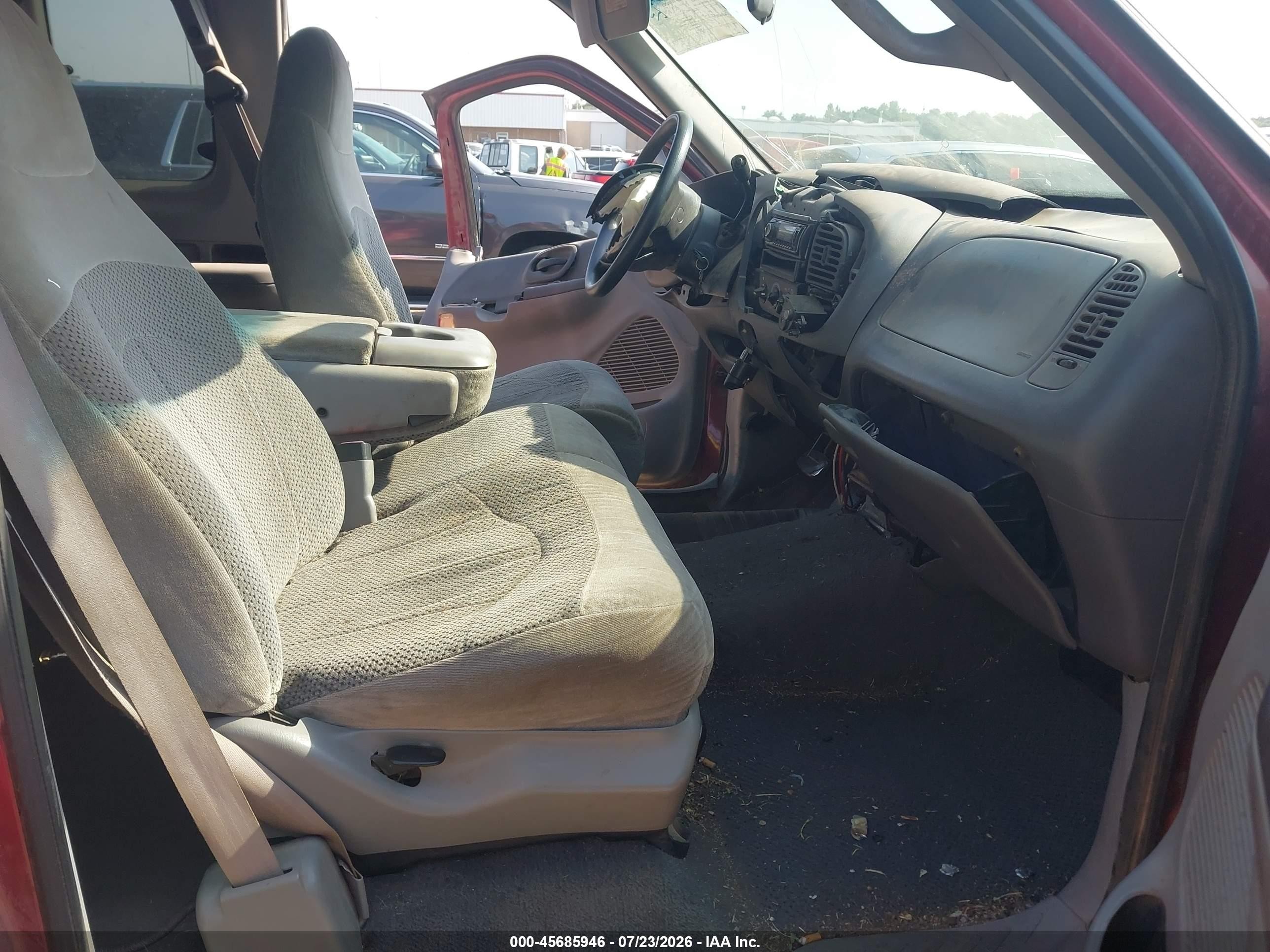 1999 Ford F-150 Lariat/xl/xlt Burgundy vin: 1FTRX18L4XKA15087