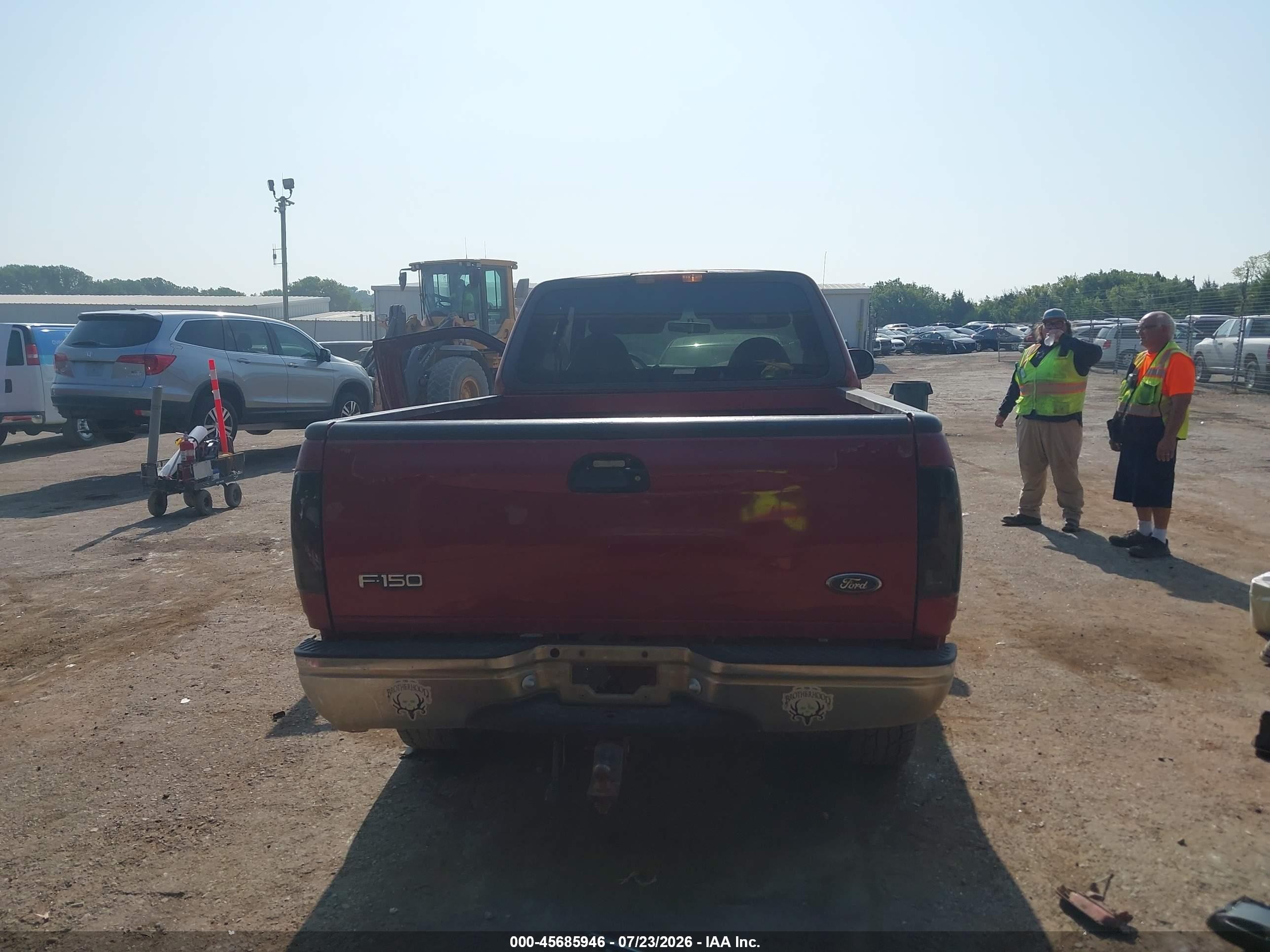 1999 Ford F-150 Lariat/xl/xlt Burgundy vin: 1FTRX18L4XKA15087