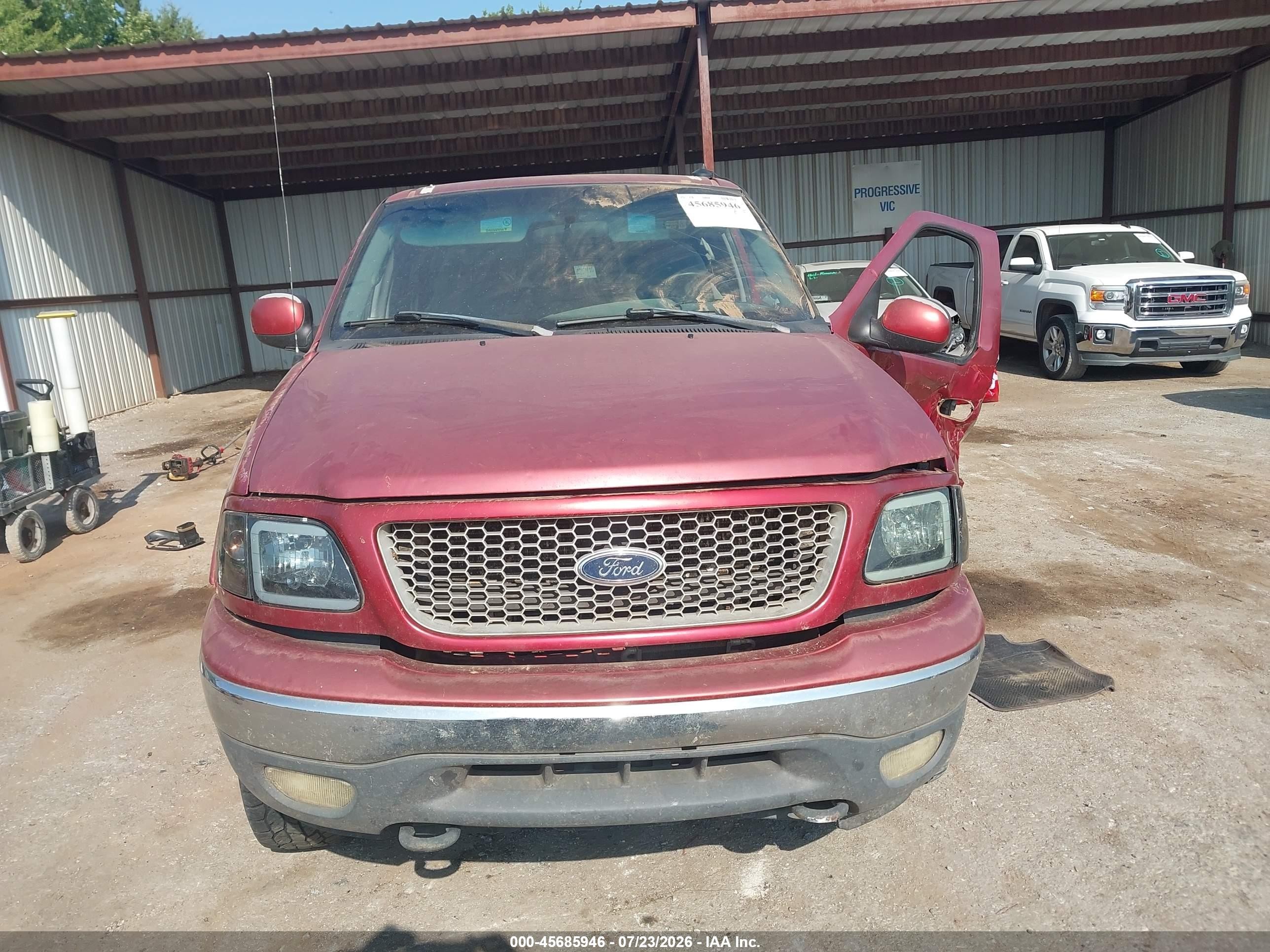 1999 Ford F-150 Lariat/xl/xlt Burgundy vin: 1FTRX18L4XKA15087