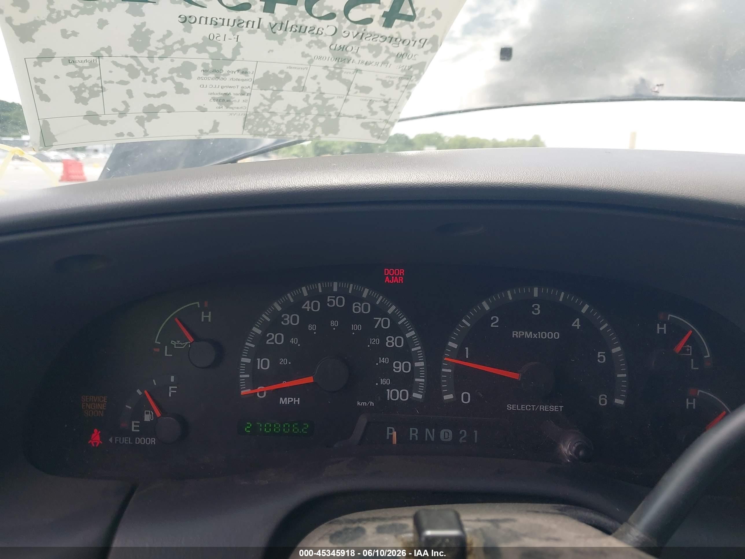 2000 Ford F-150 Lariat/work Series/xl/xlt Black vin: 1FTRX18L4YNB01080