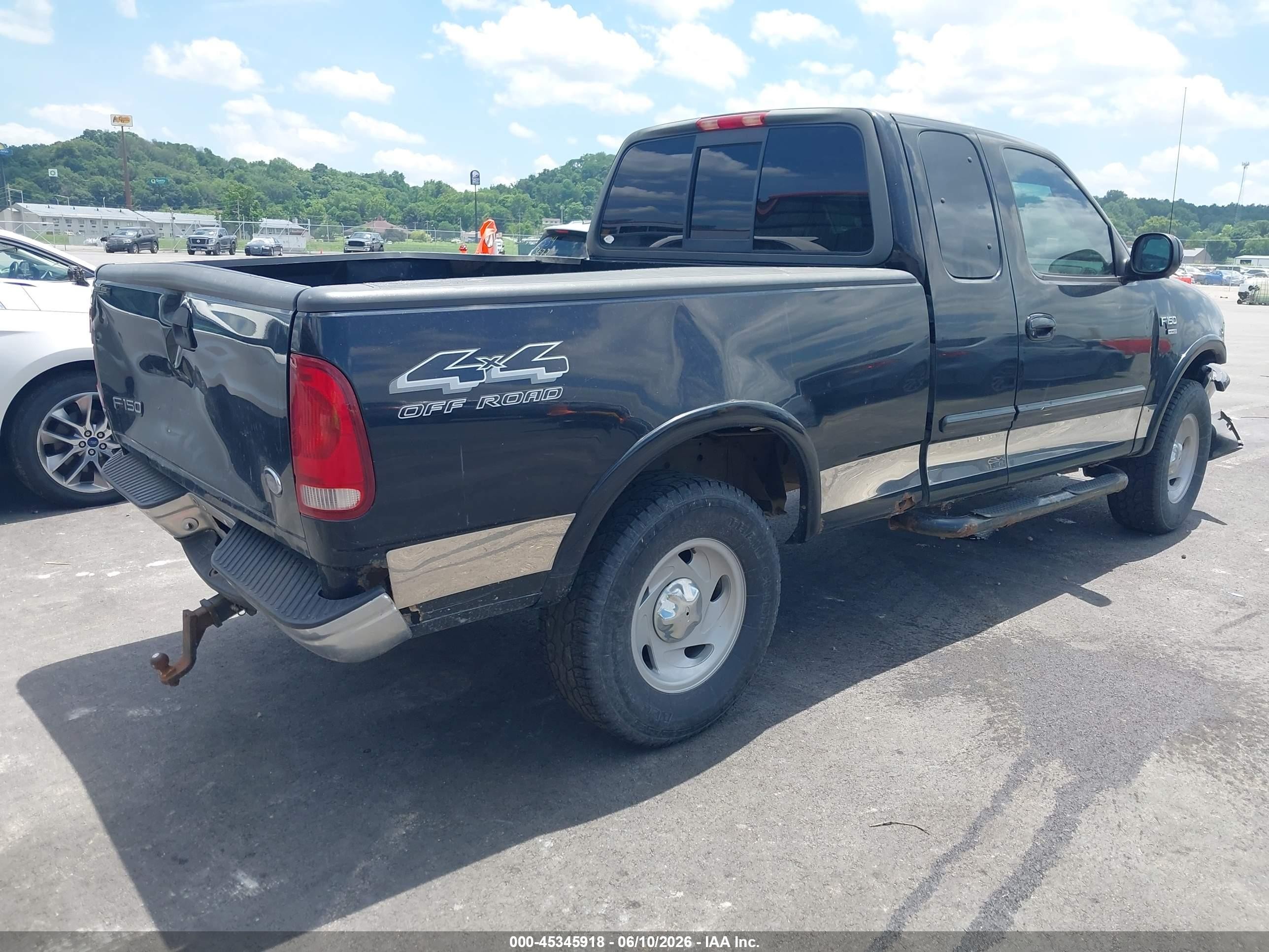 2000 Ford F-150 Lariat/work Series/xl/xlt Black vin: 1FTRX18L4YNB01080