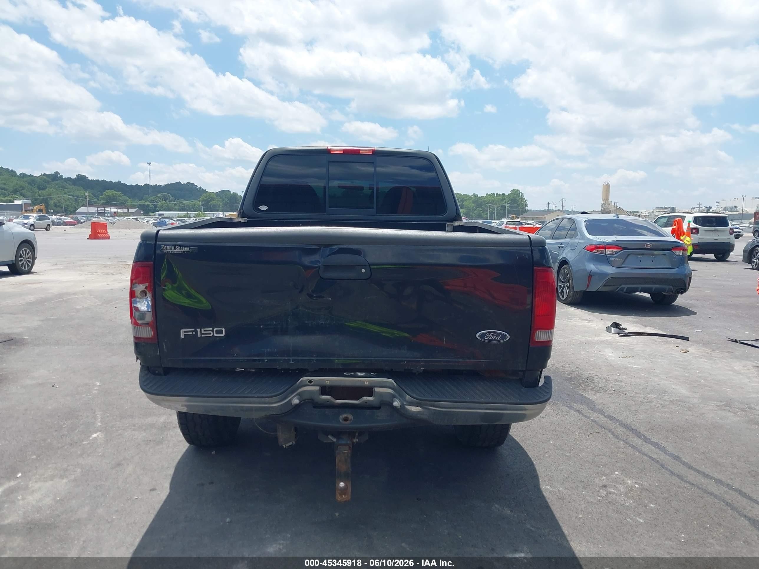 2000 Ford F-150 Lariat/work Series/xl/xlt Black vin: 1FTRX18L4YNB01080