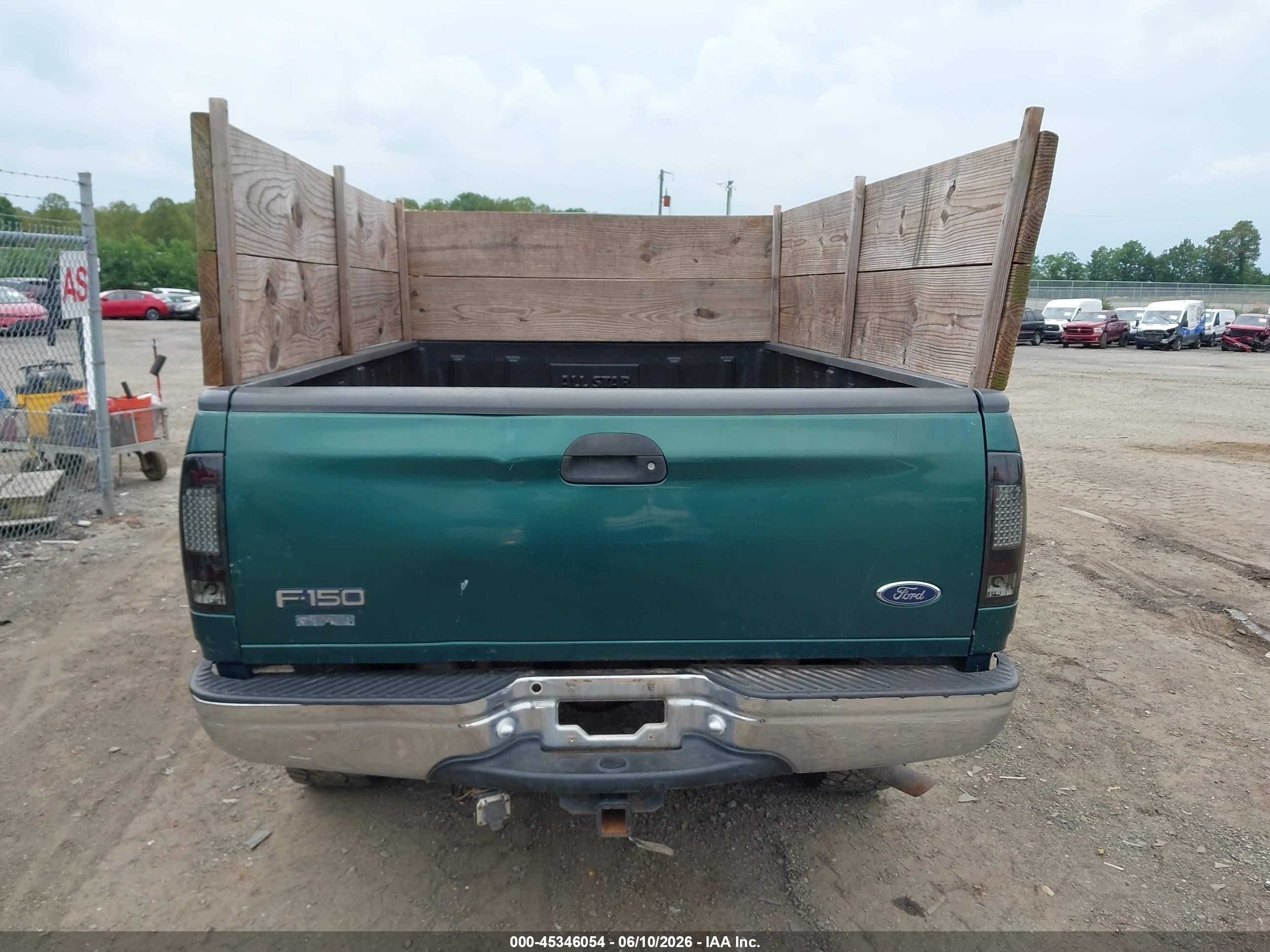 2000 Ford F-150 Lariat/work Series/xl/xlt Green vin: 1FTRX18L4YNB54832