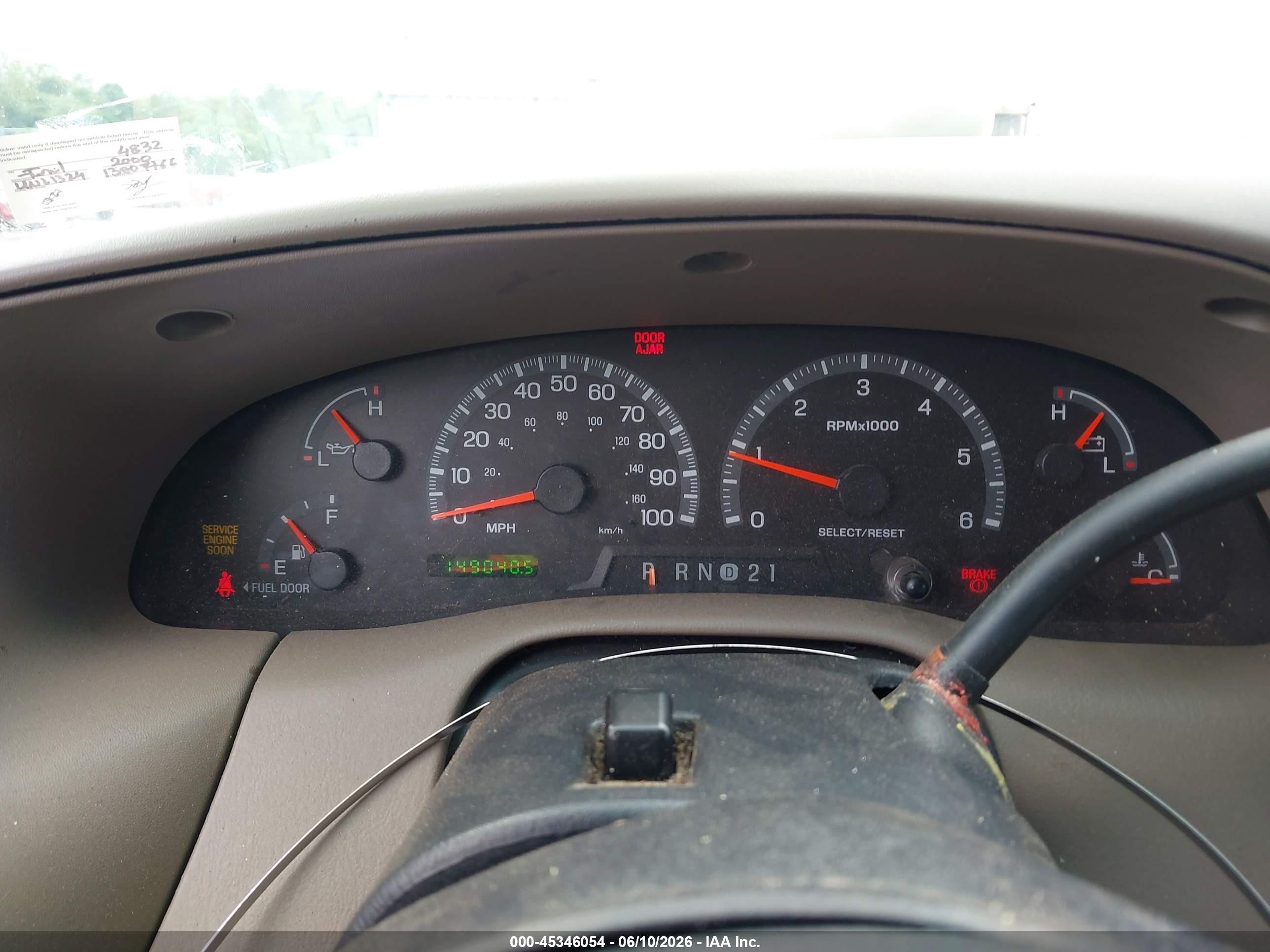 2000 Ford F-150 Lariat/work Series/xl/xlt Green vin: 1FTRX18L4YNB54832