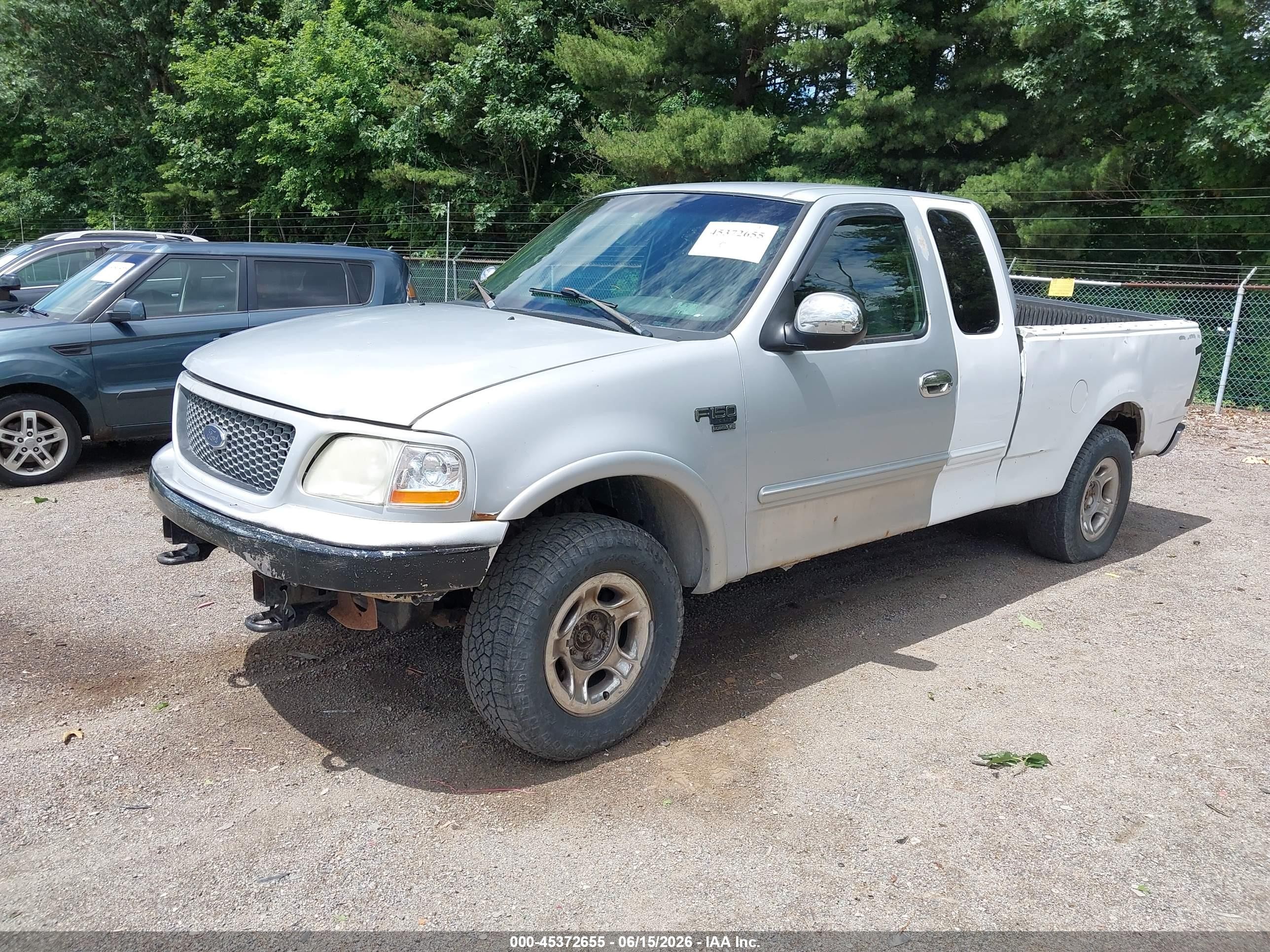 2000 Ford F-150 Lariat/work Series/xl/xlt Silver vin: 1FTRX18L4YNB55916