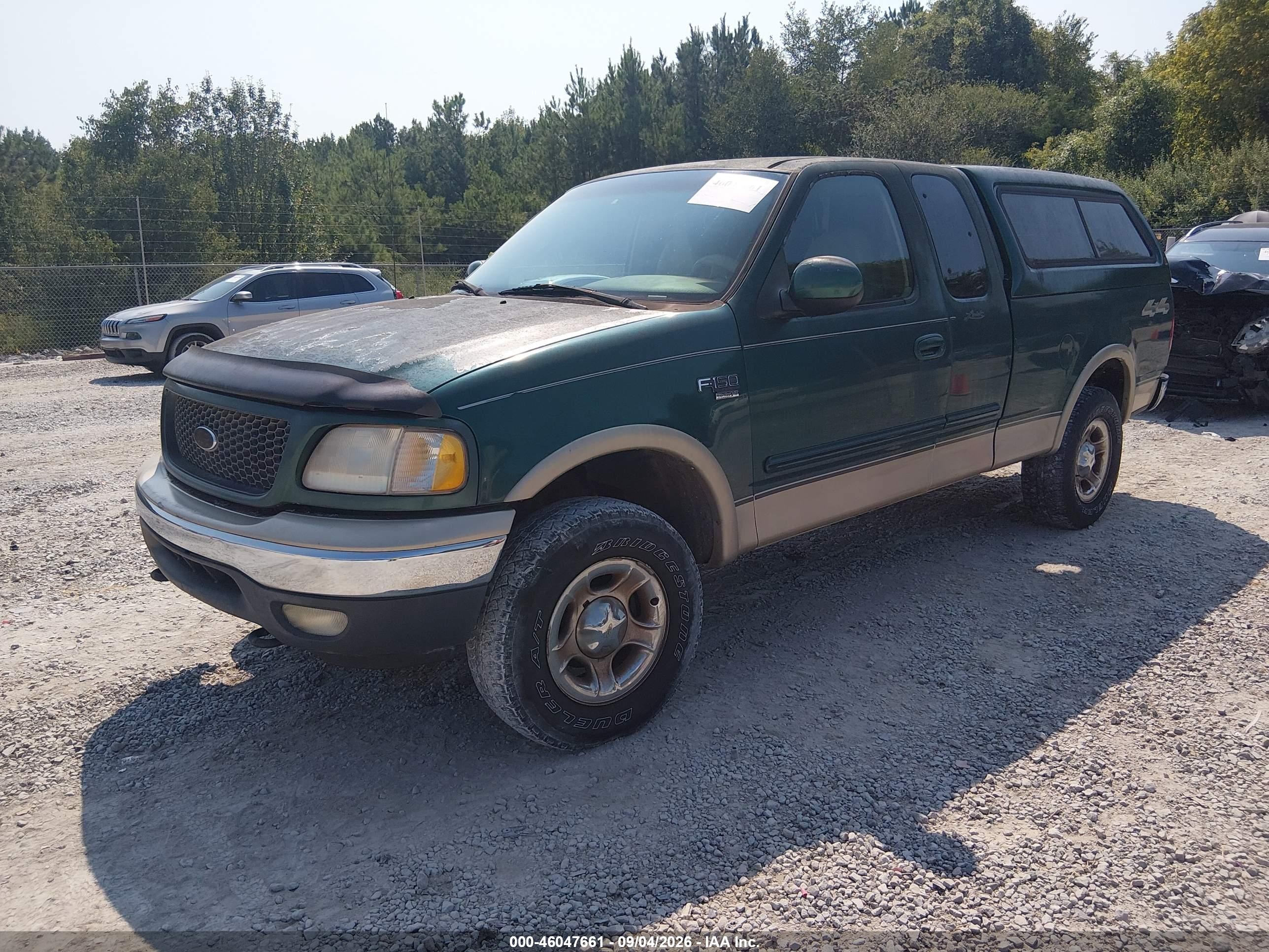2000 Ford F-150 Lariat/work Series/xl/xlt Green vin: 1FTRX18L4YNB60033