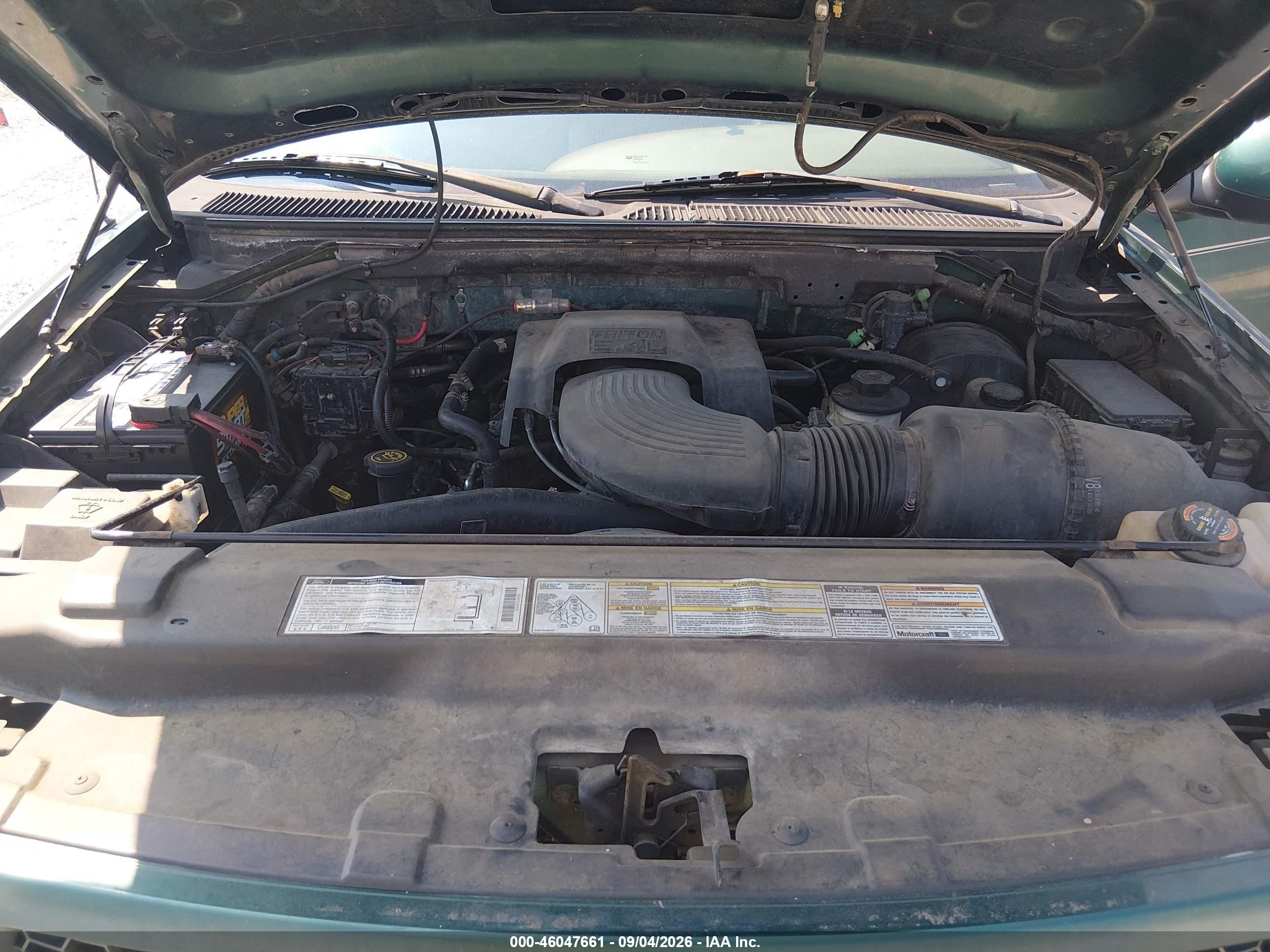 2000 Ford F-150 Lariat/work Series/xl/xlt Green vin: 1FTRX18L4YNB60033