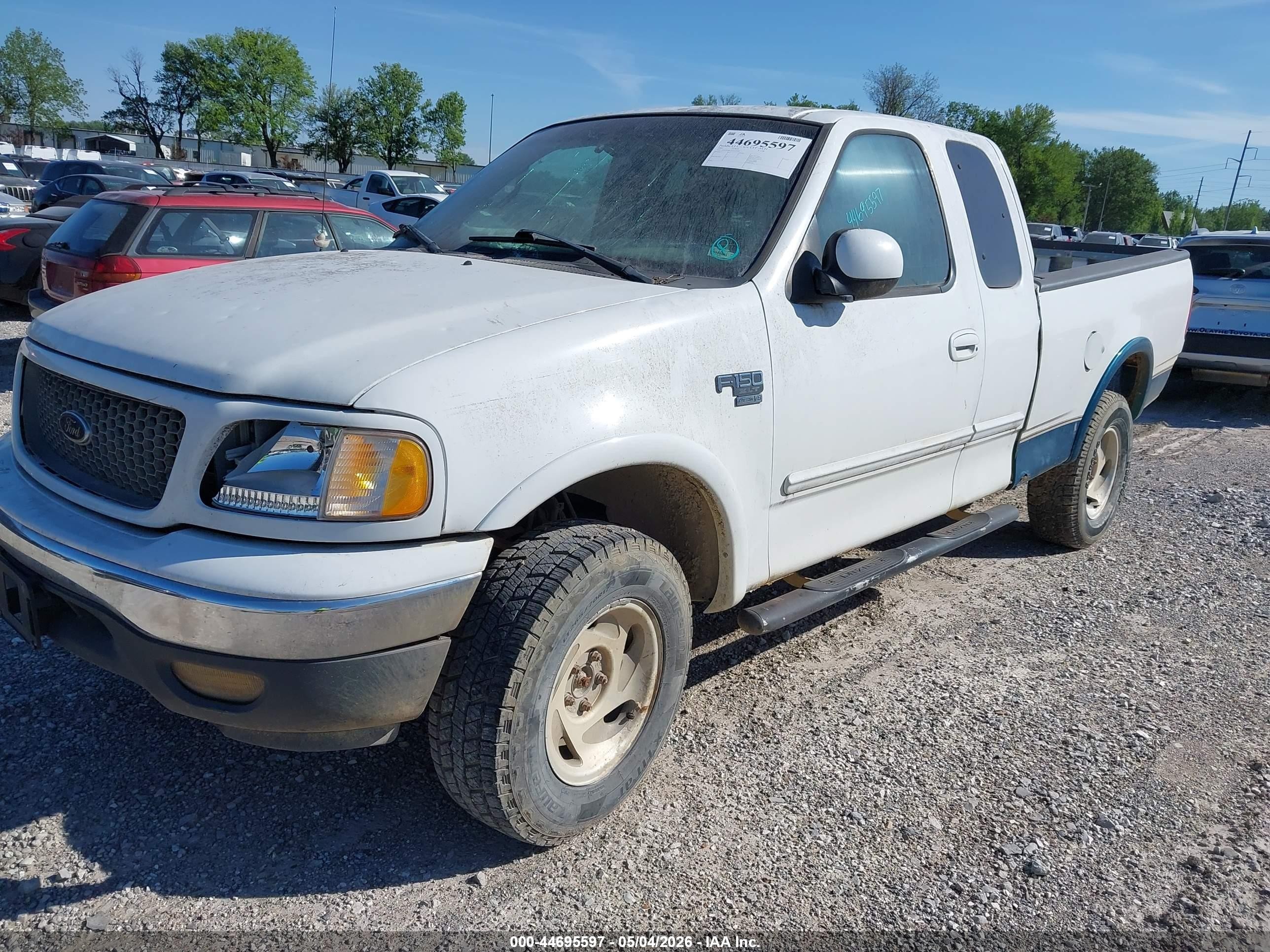 2001 Ford F-150 Lariat/xl/xlt White vin: 1FTRX18L51NA29960