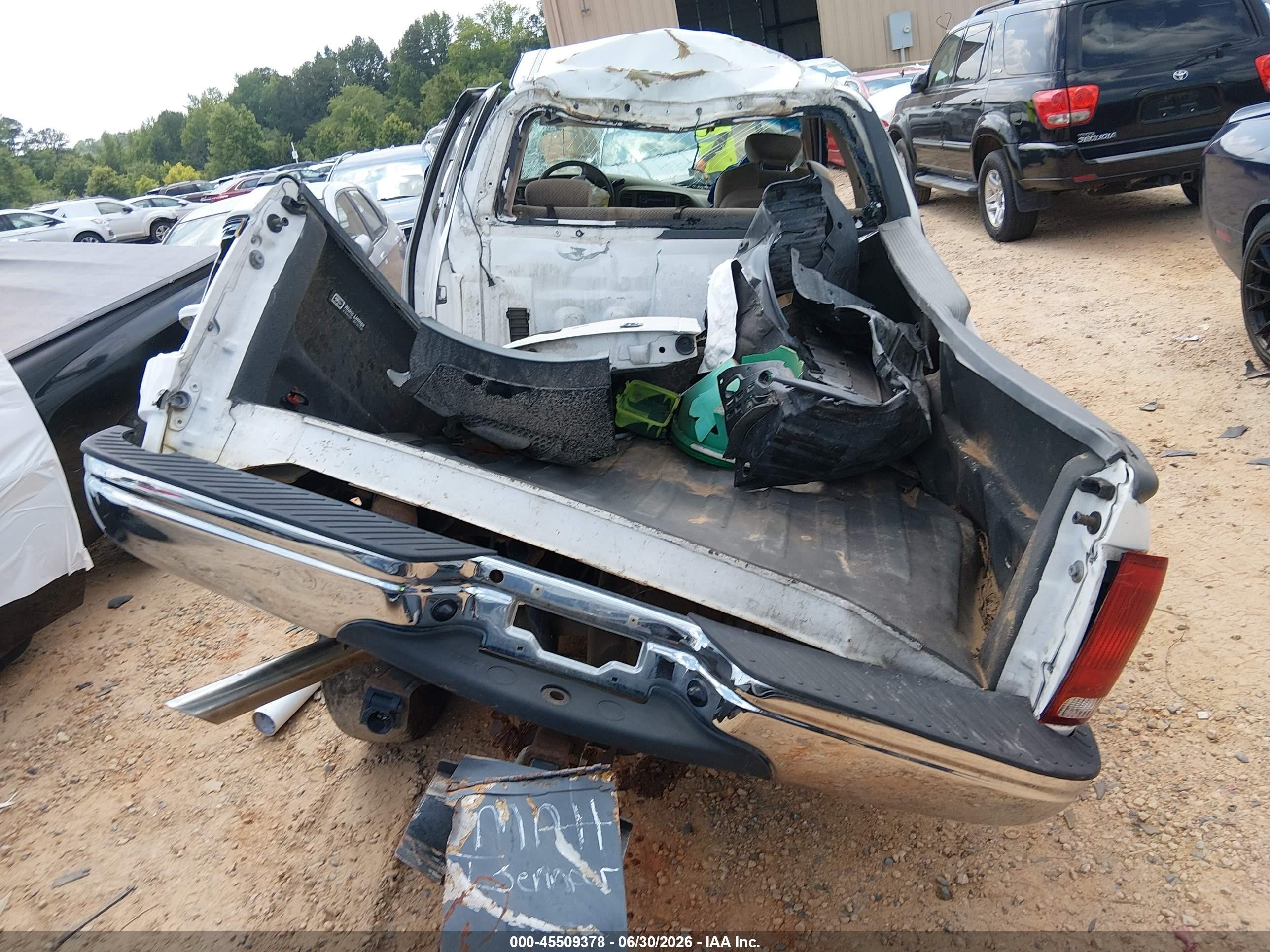 2001 Ford F-150 Lariat/xl/xlt White vin: 1FTRX18L51NA44734