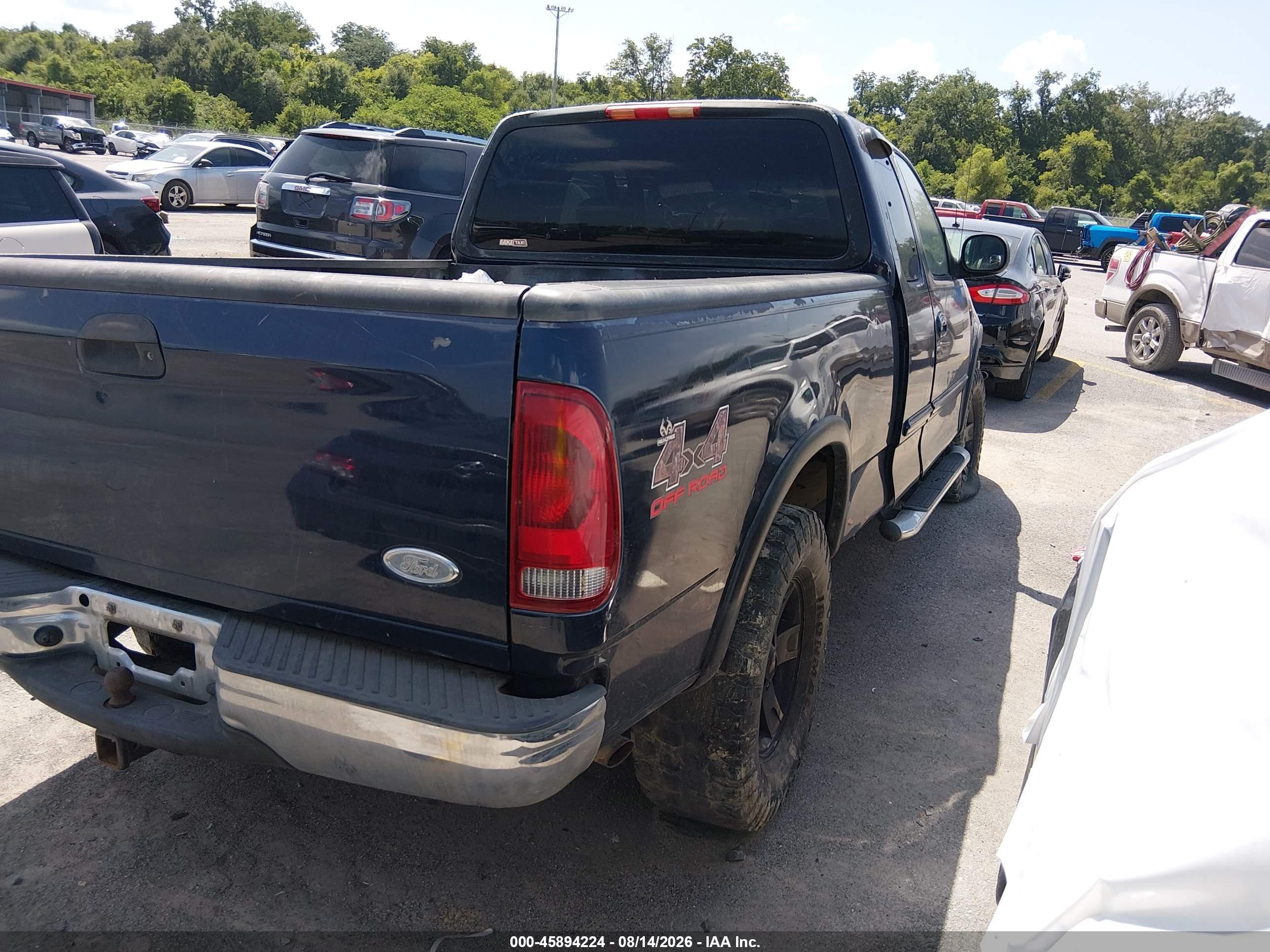 2002 Ford F-150 Lariat/xl/xlt Синий vin: 1FTRX18L52NB49386
