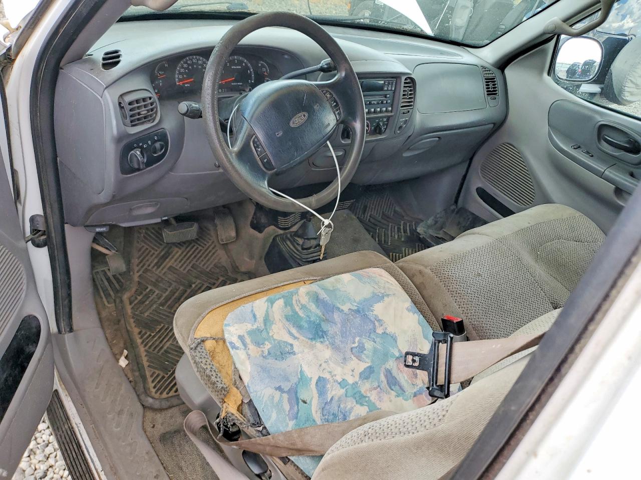 2000 Ford F150 White vin: 1FTRX18L5YKA37049